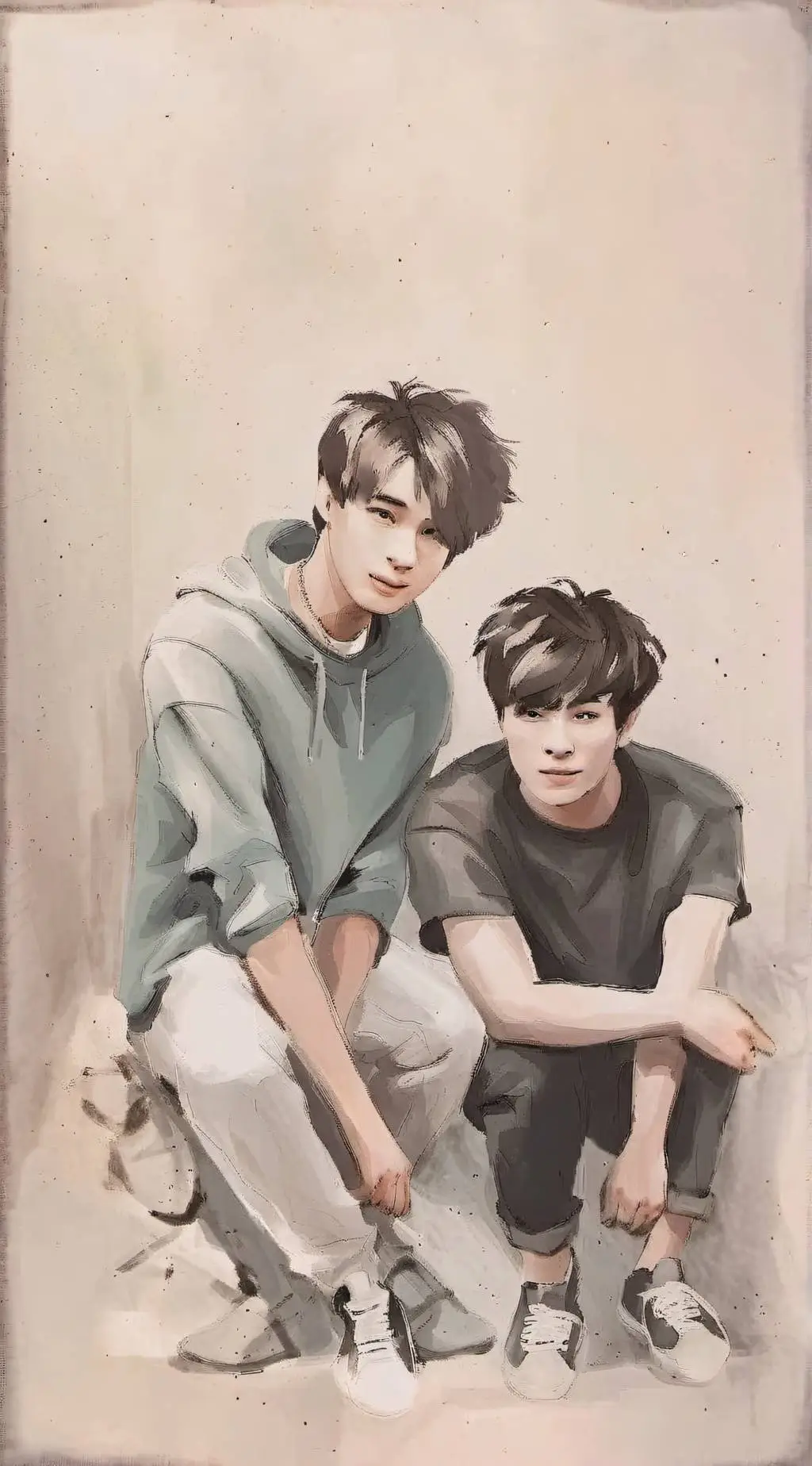 ai character: Sam and colby background