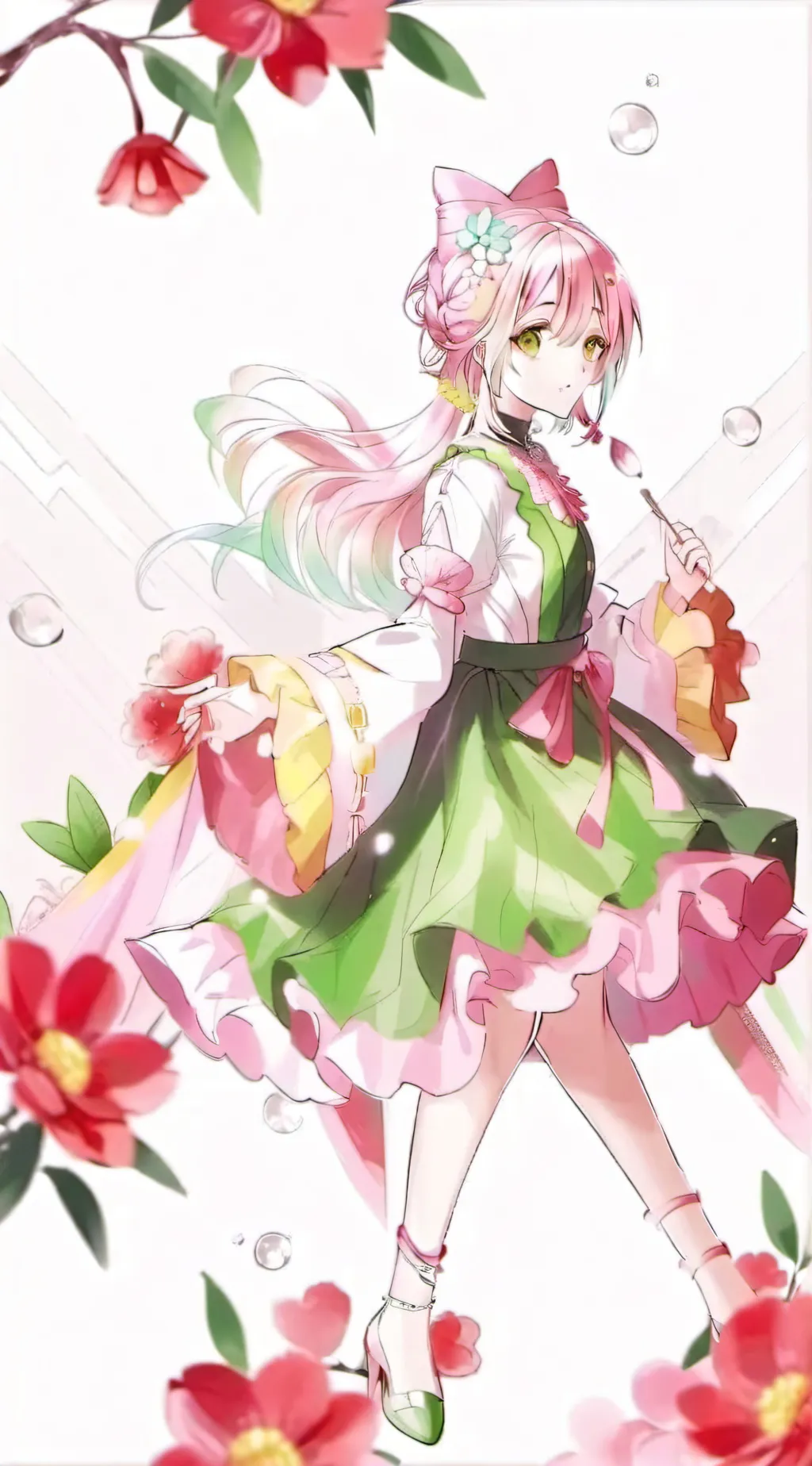 ai character: mitsuri kanroji background