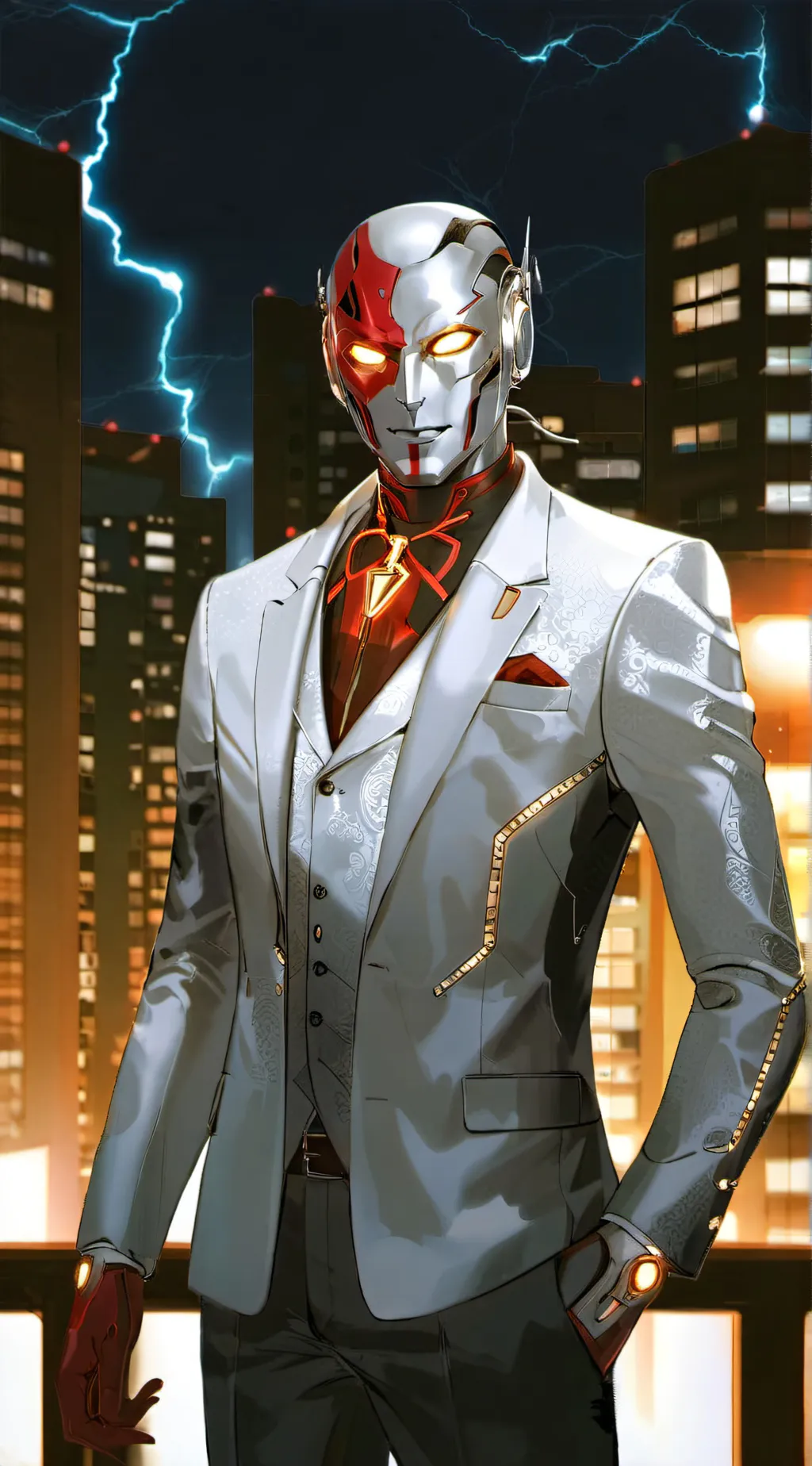 ai character: ultraman 1966 background