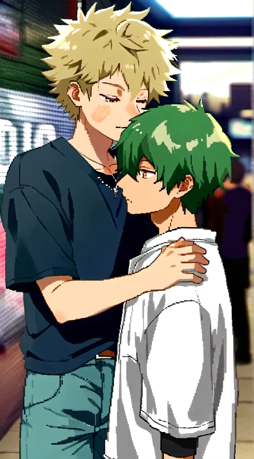ai character: Bakudeku background
