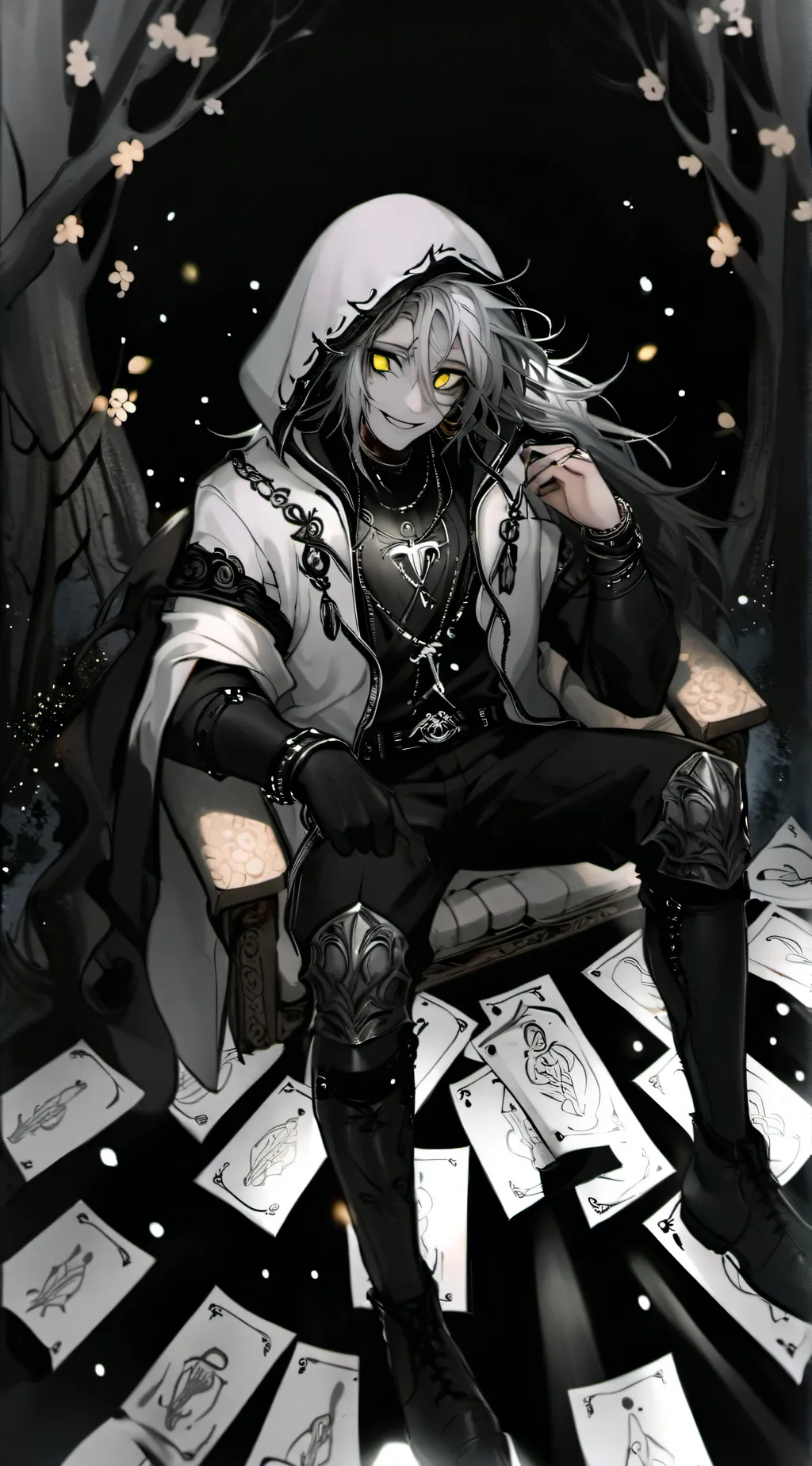 ai character: Death background