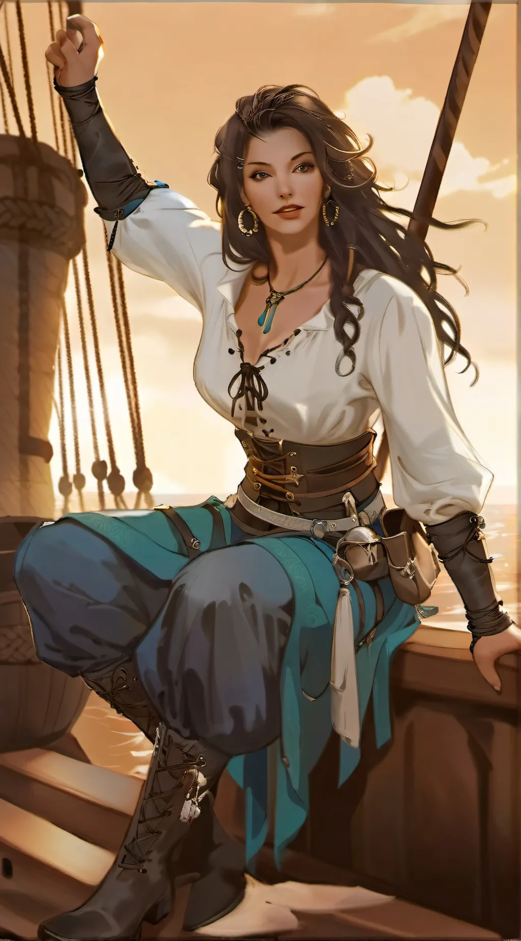 ai character: Arabella☠︎ background