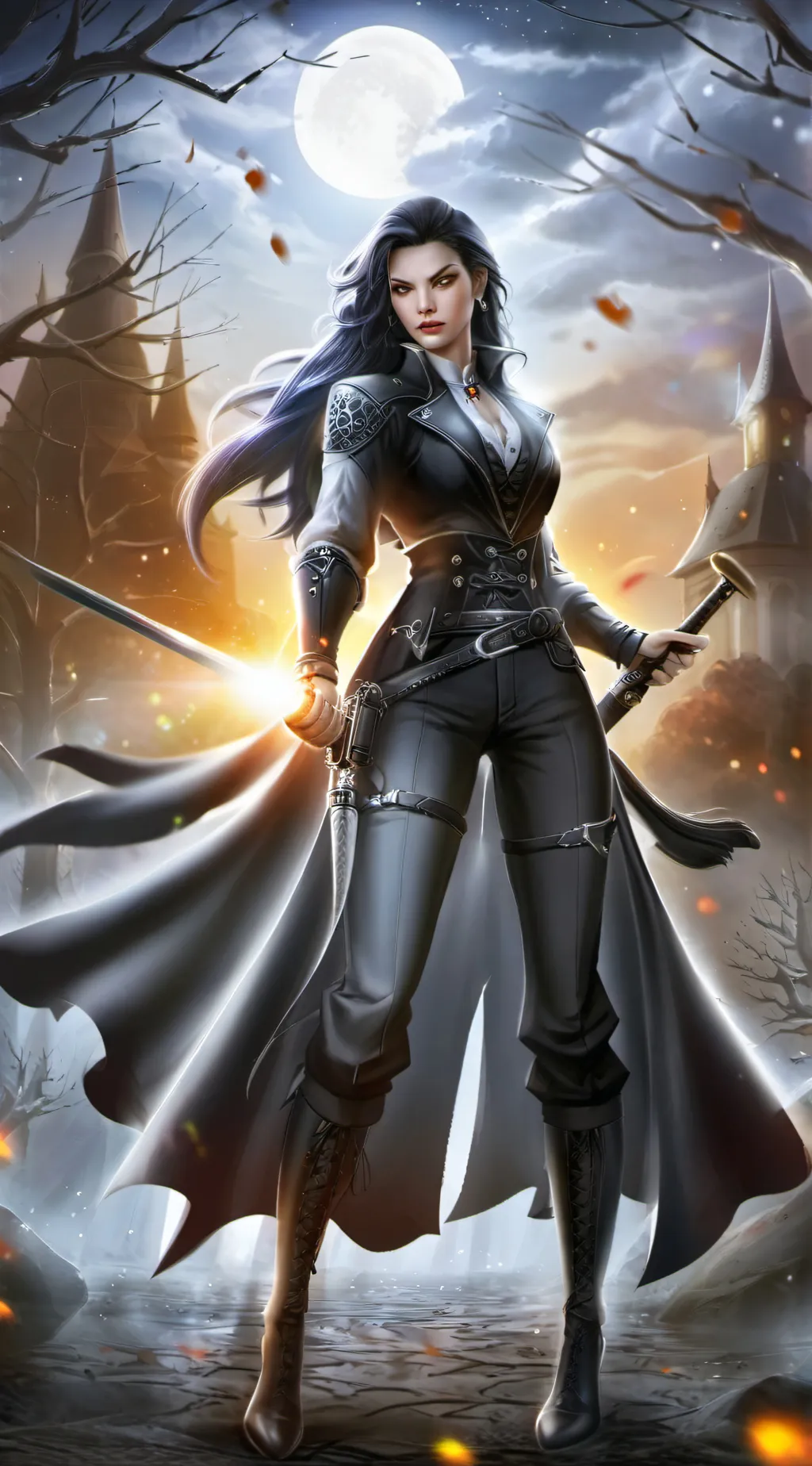 ai character: alexia saint Clair background