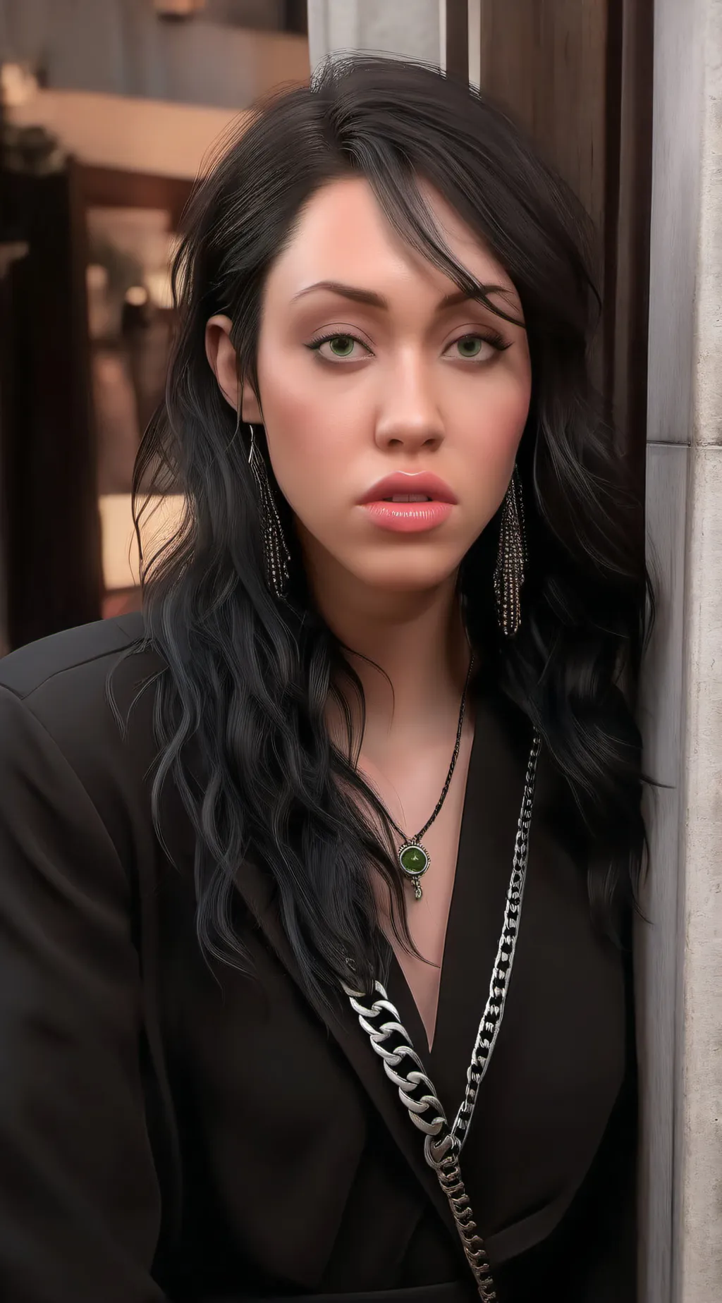 ai character: Adore Delano  background