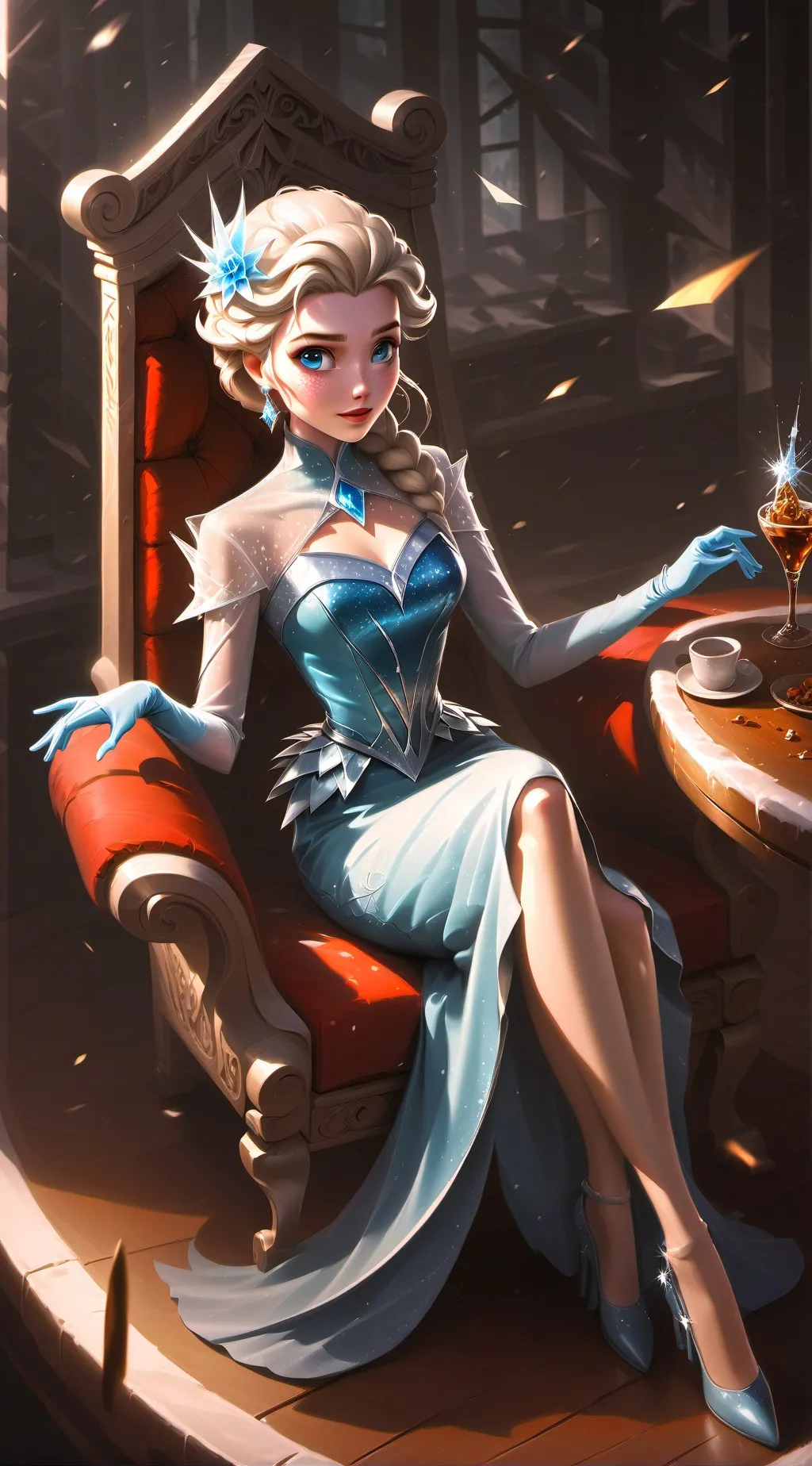 ai character: Elsa background