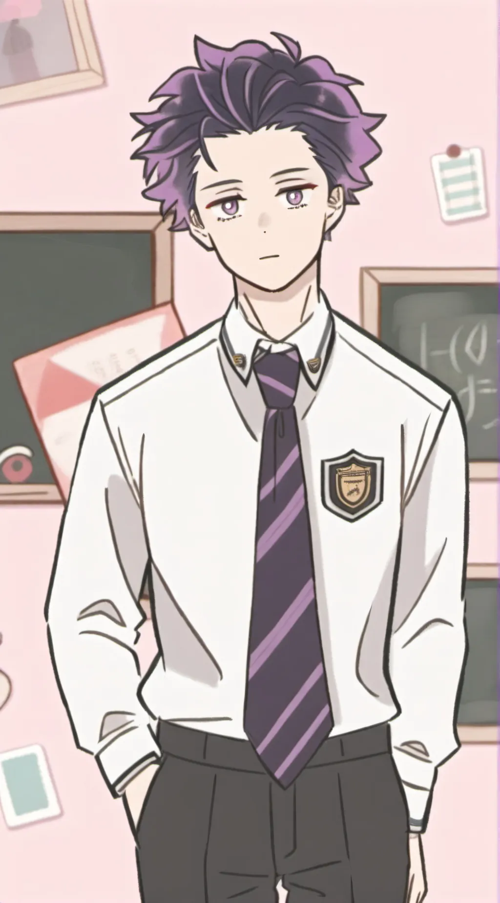 ai character: Hiroshi Shinso background