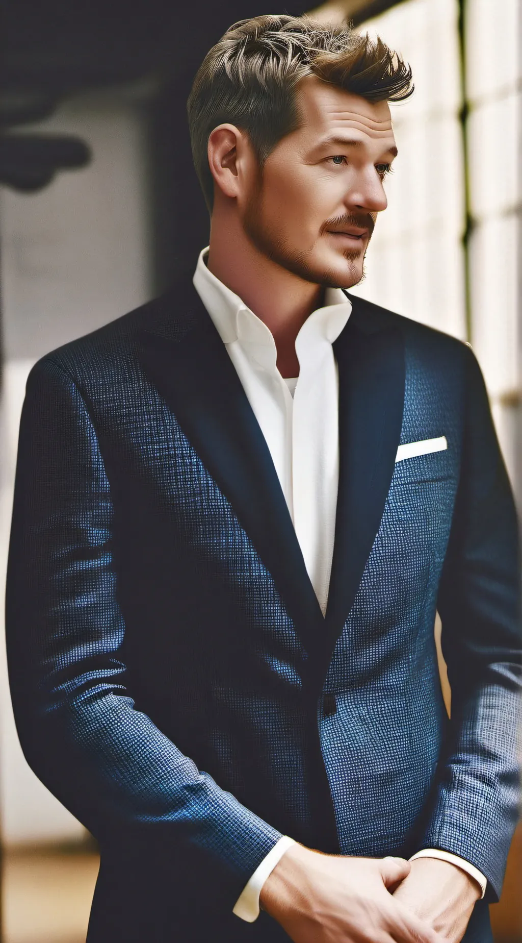 ai character: Mark Sloan background