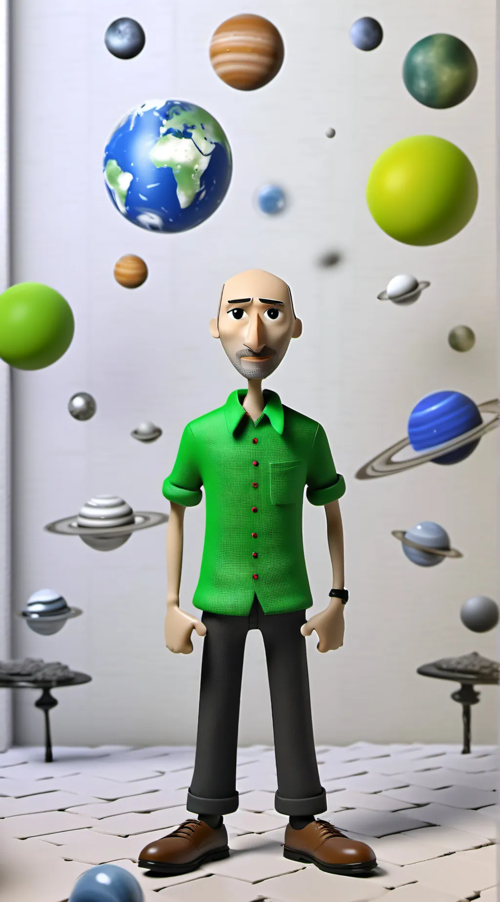 ai character: baldi background