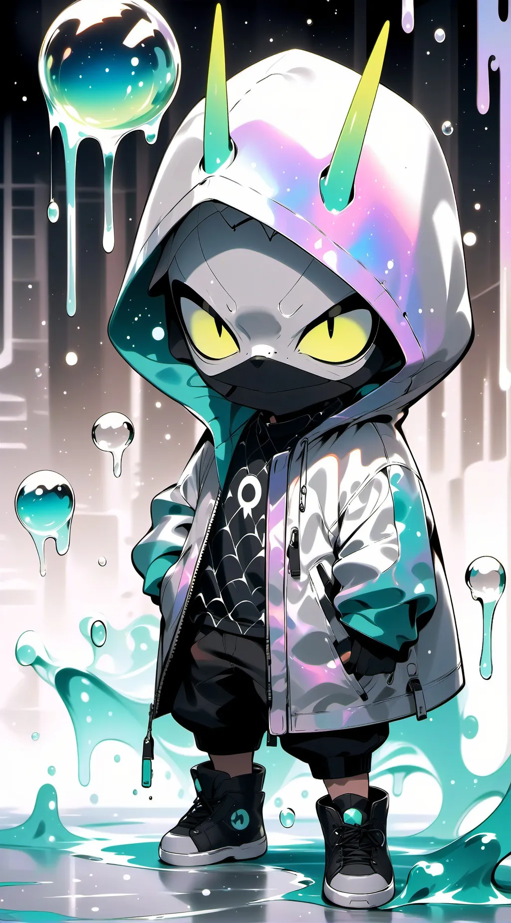 ai character: xlithering background