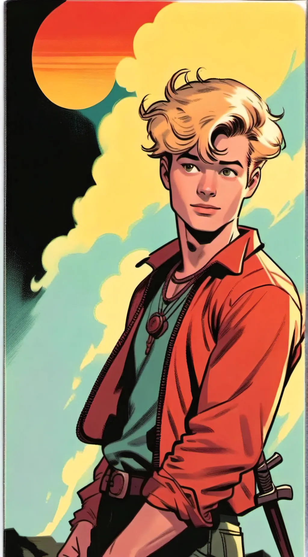 ai character: sam golbach  background