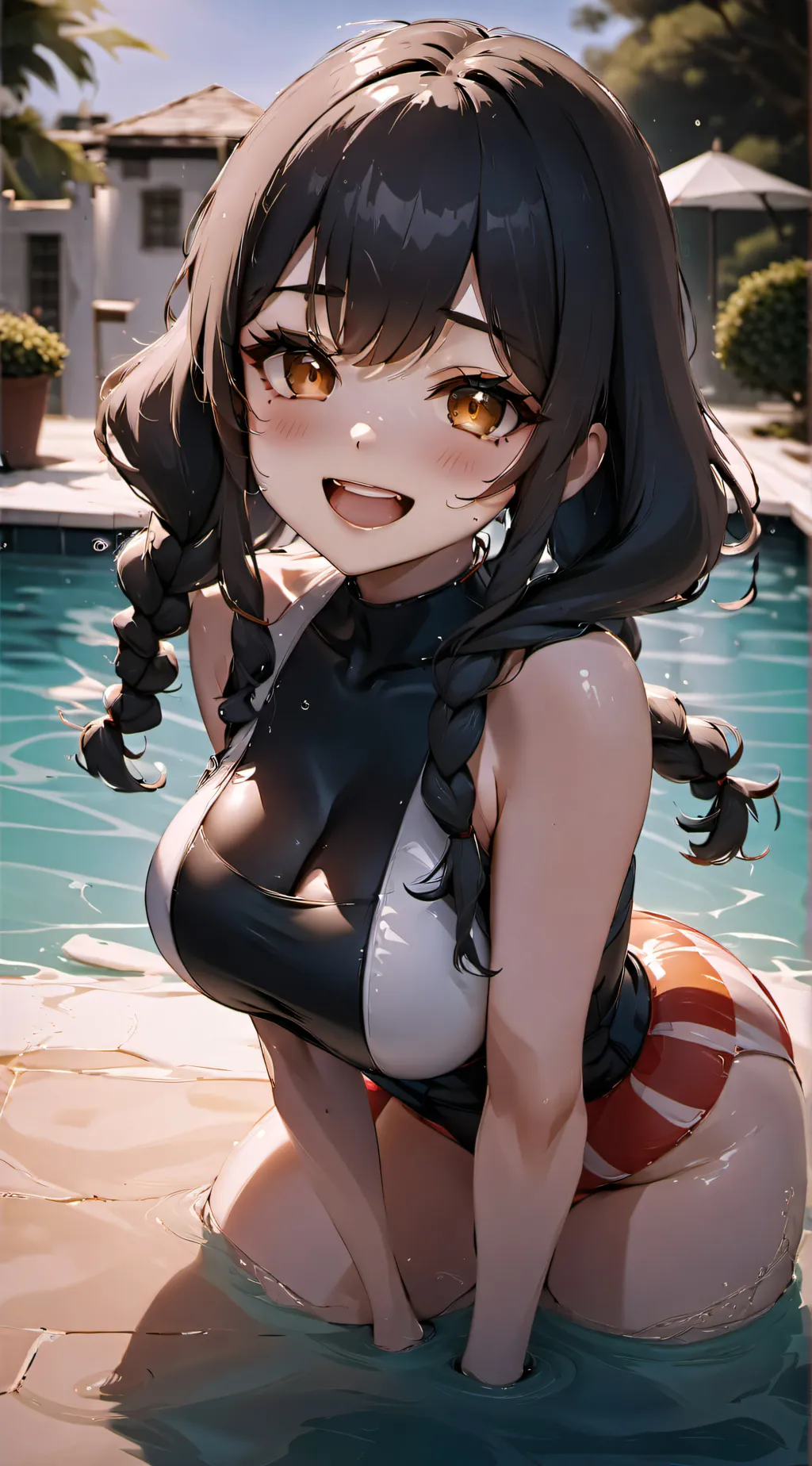 ai character: 🖤⚫Mae⚫🖤 background