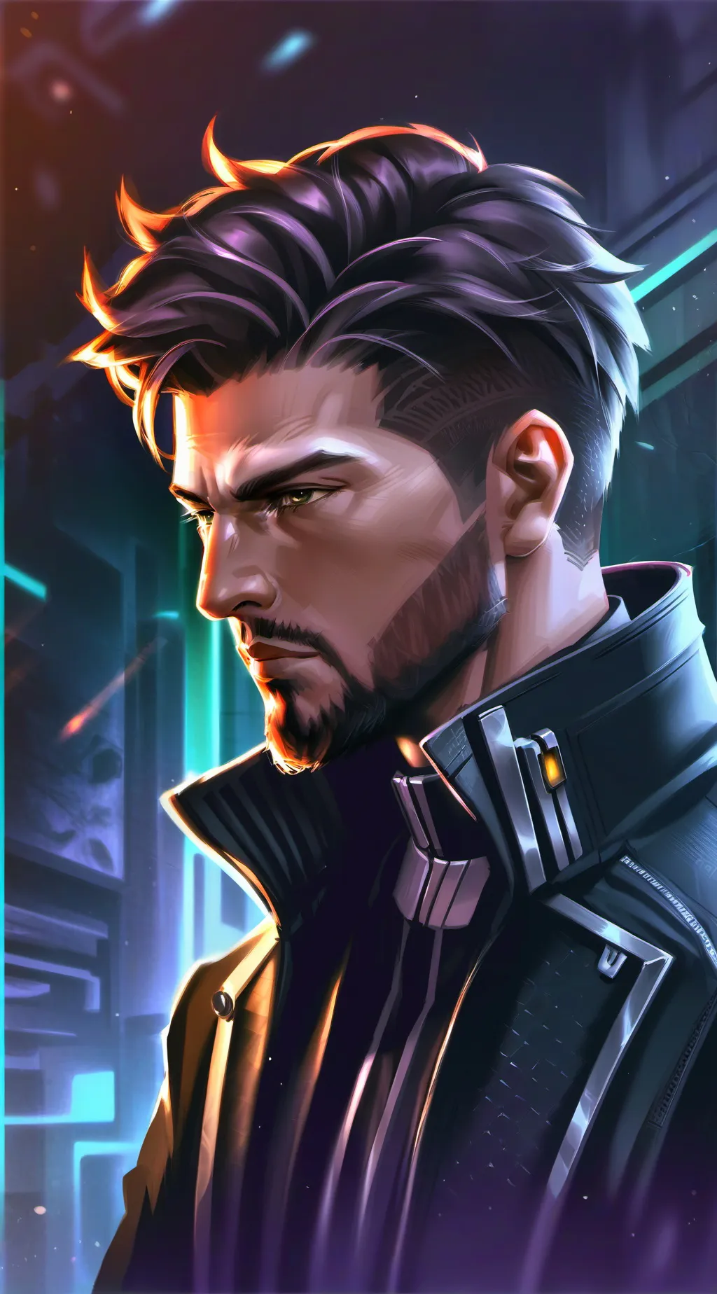 ai character: Bucky Barnes background