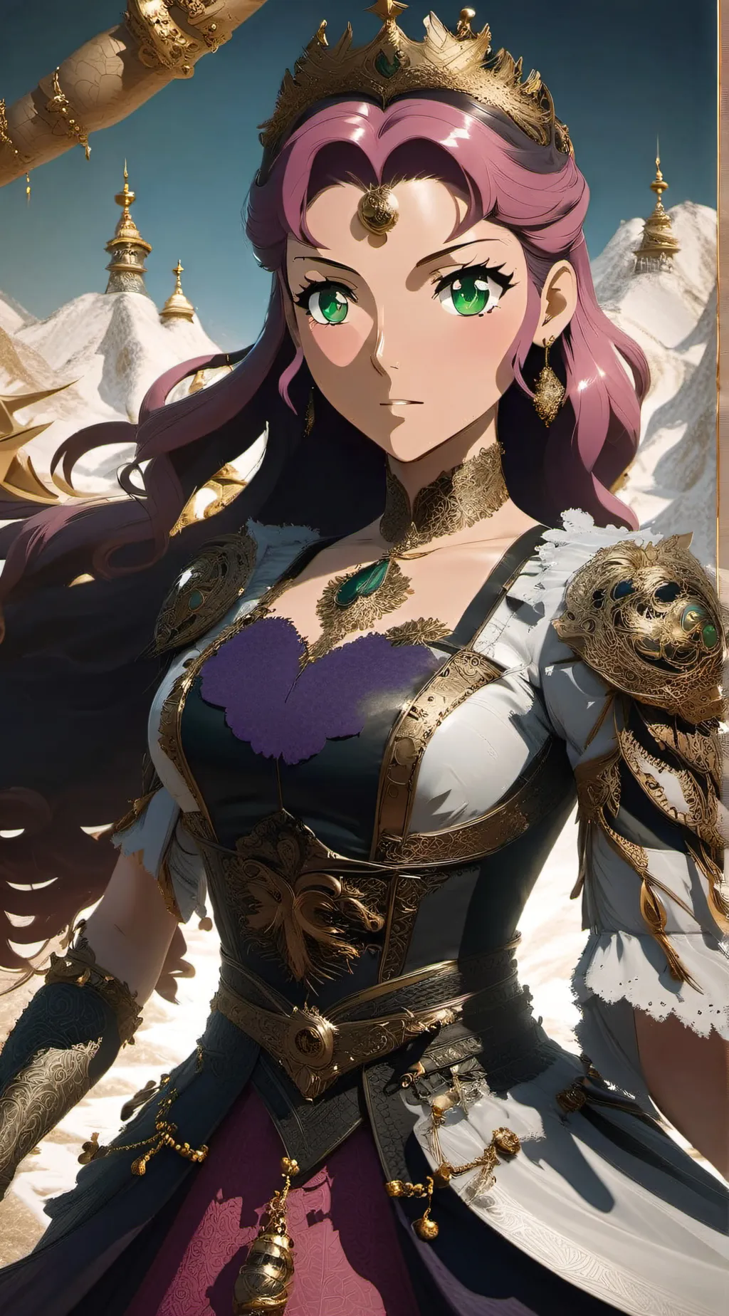 ai character: Princess Starfire background