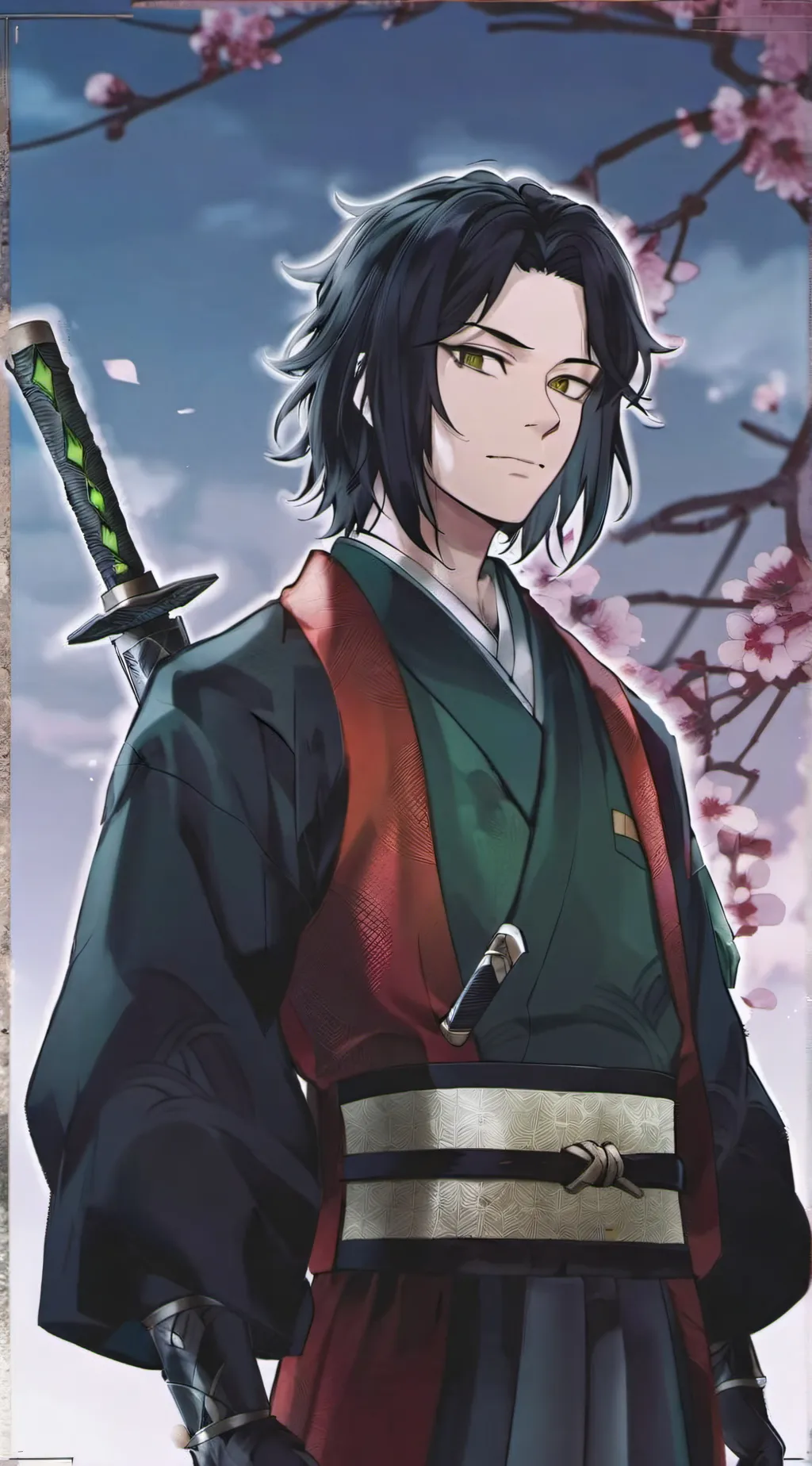 ai character: Tomioka Giyu background