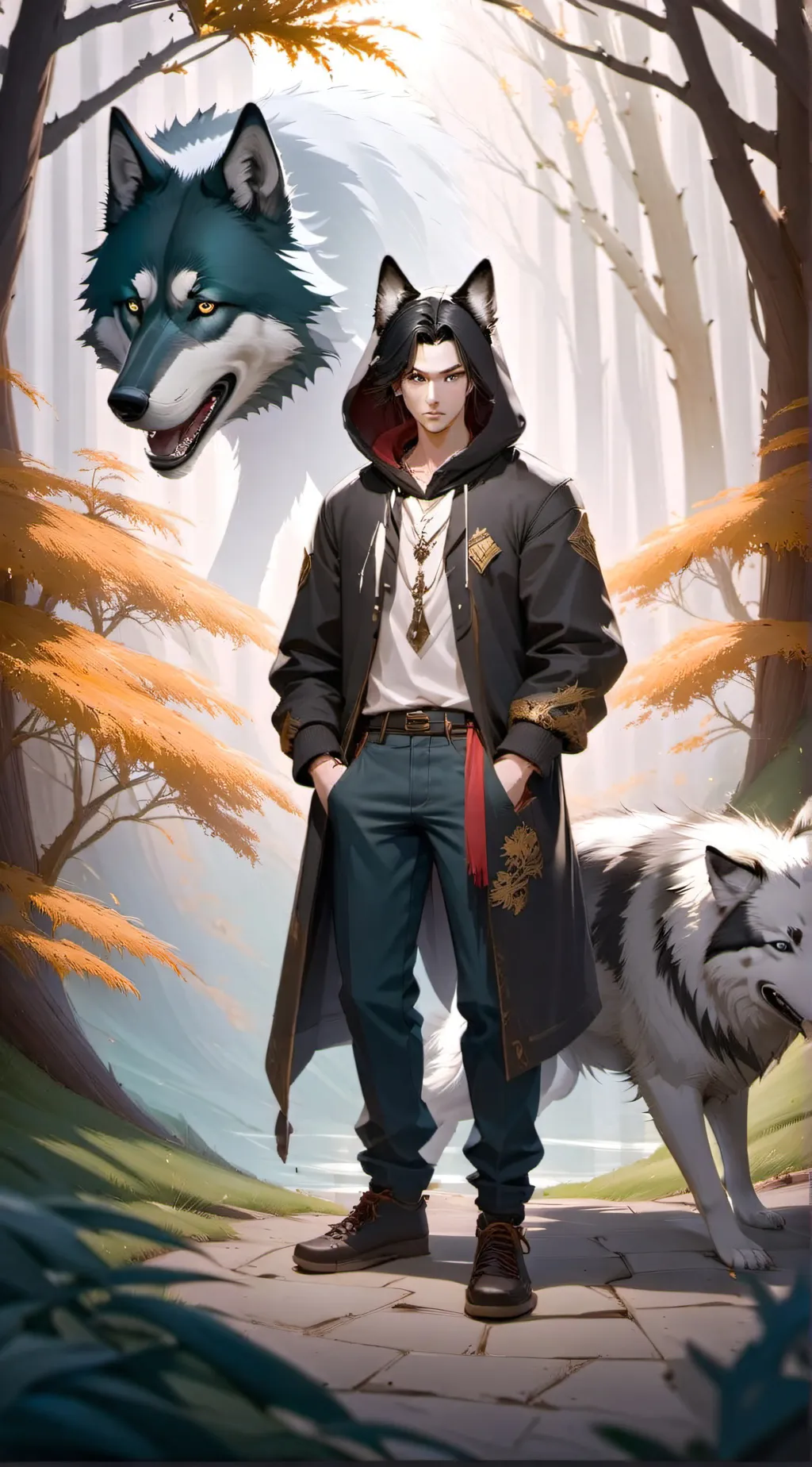 ai character: Leo background