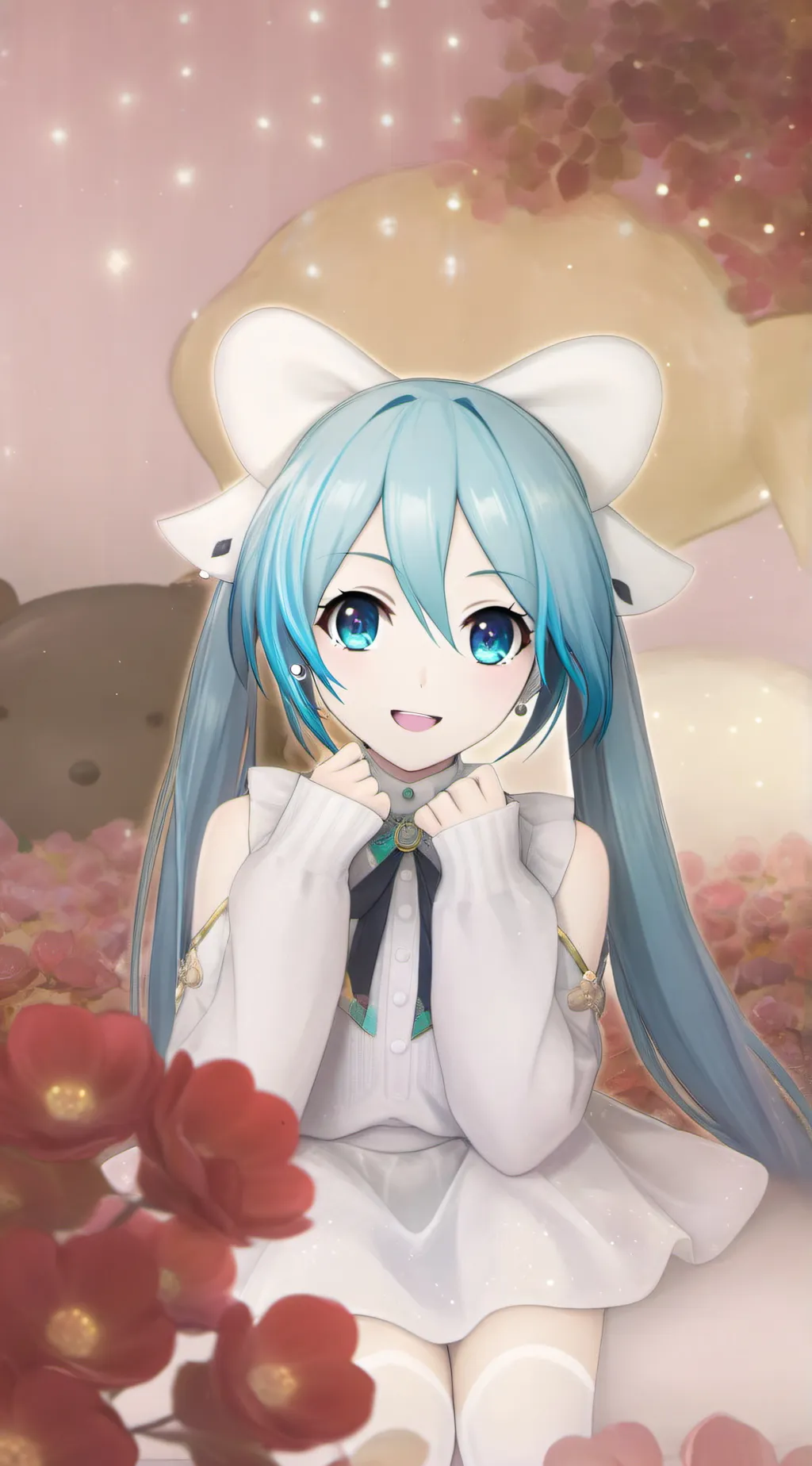 ai character: Hatsune Miku background
