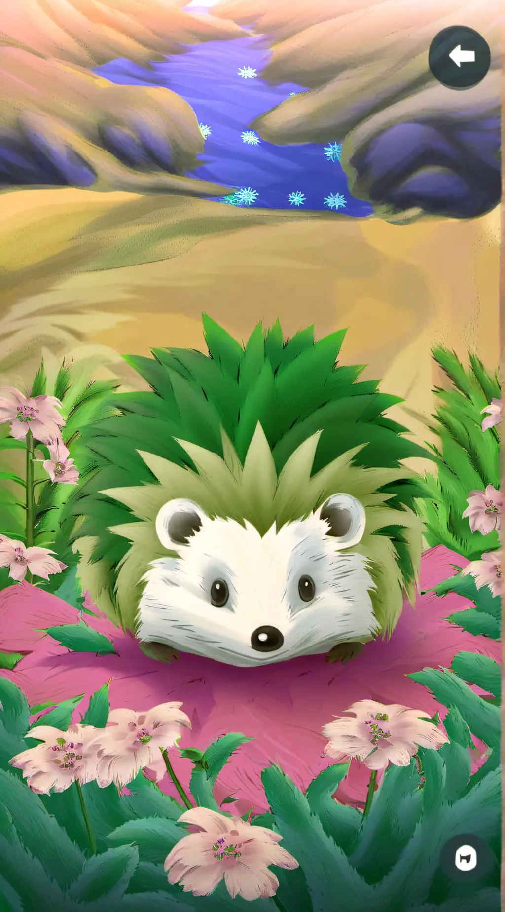ai character: Shaymin background