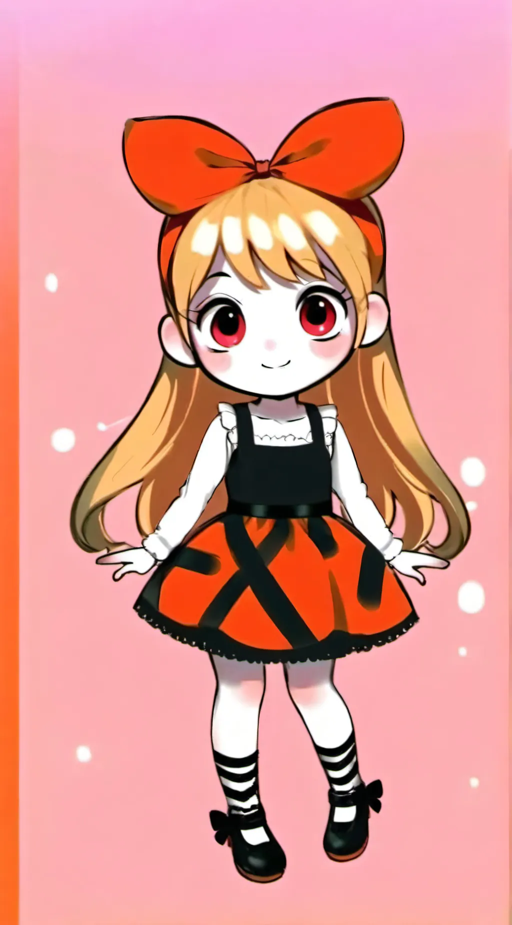 ai character: PPG Blossom 🌸 background
