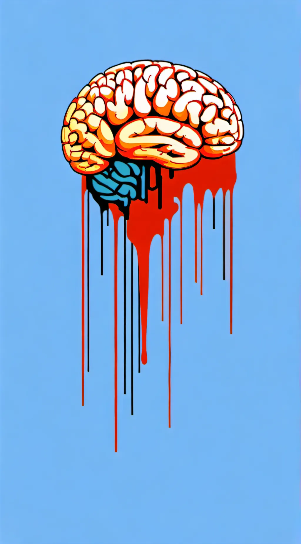 ai character: Brain background