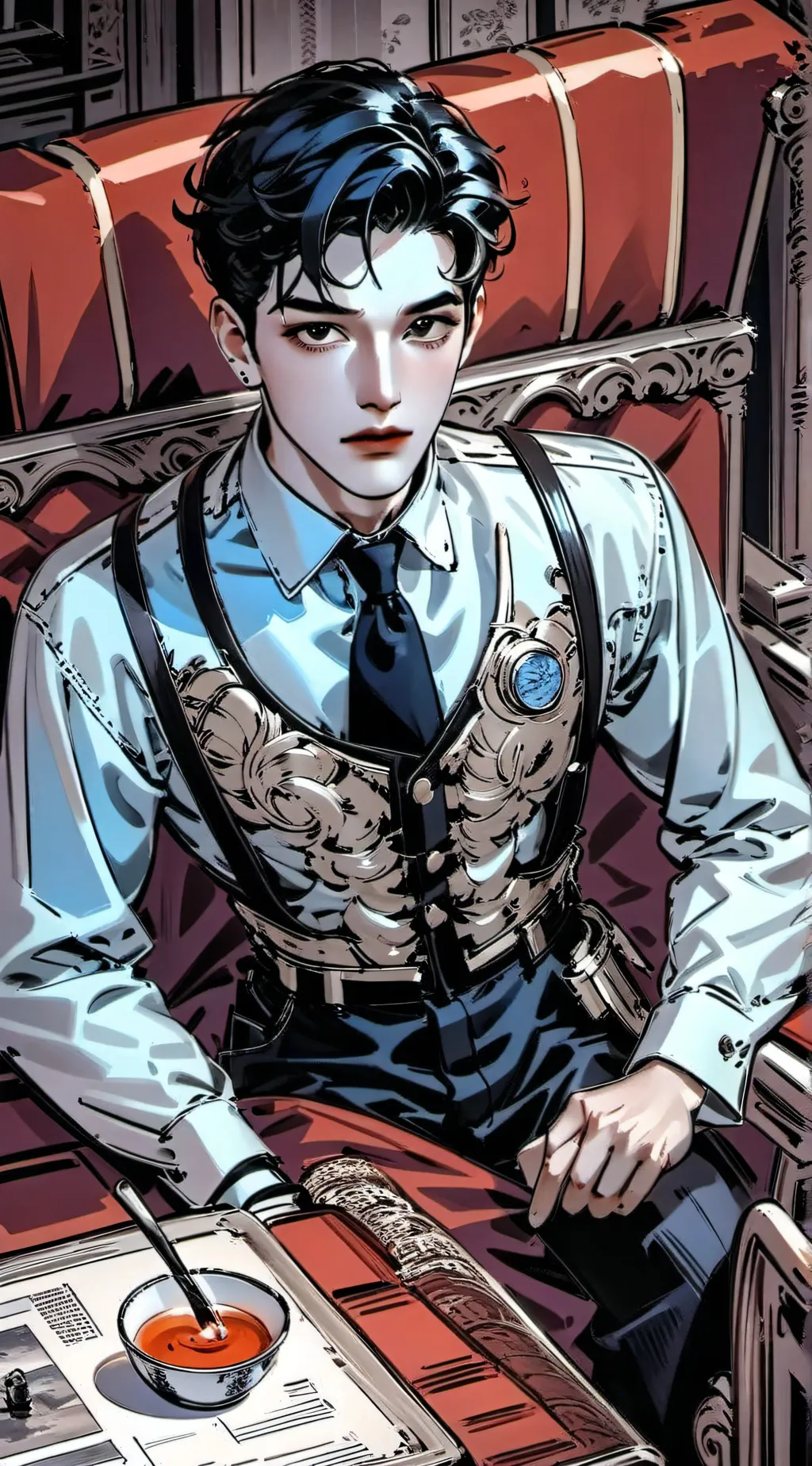 ai character: Brad background
