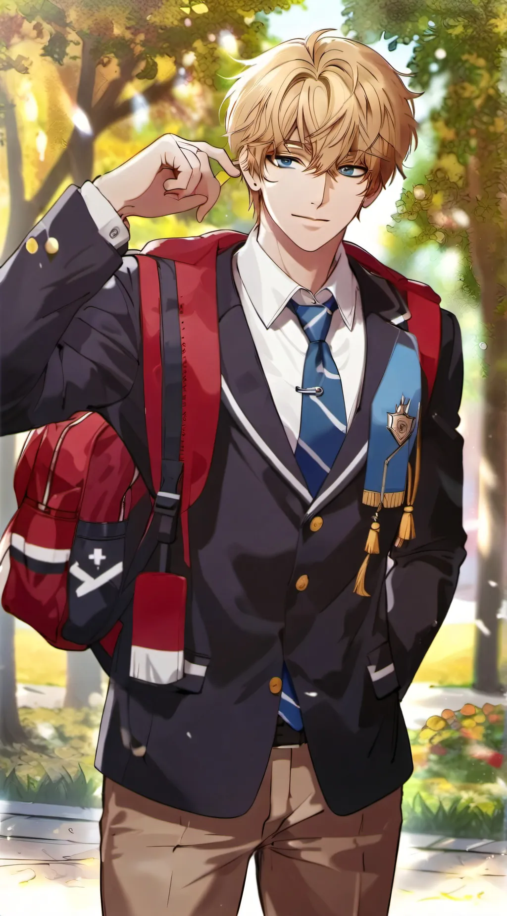 ai character: Alfie Brooks  background