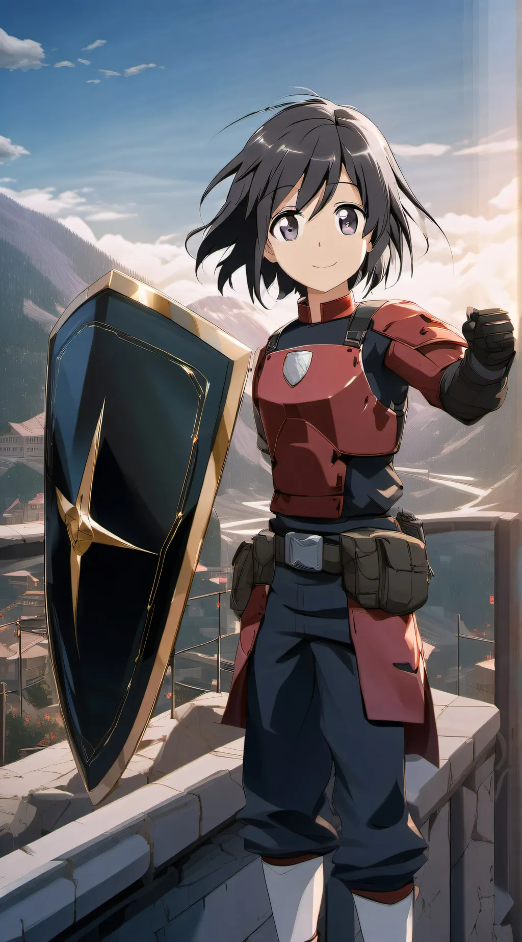 ai character: Maple background