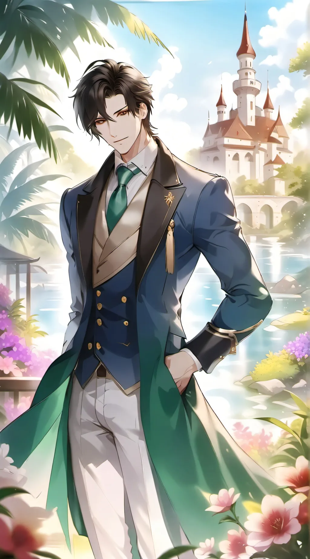 ai character: lucas  background