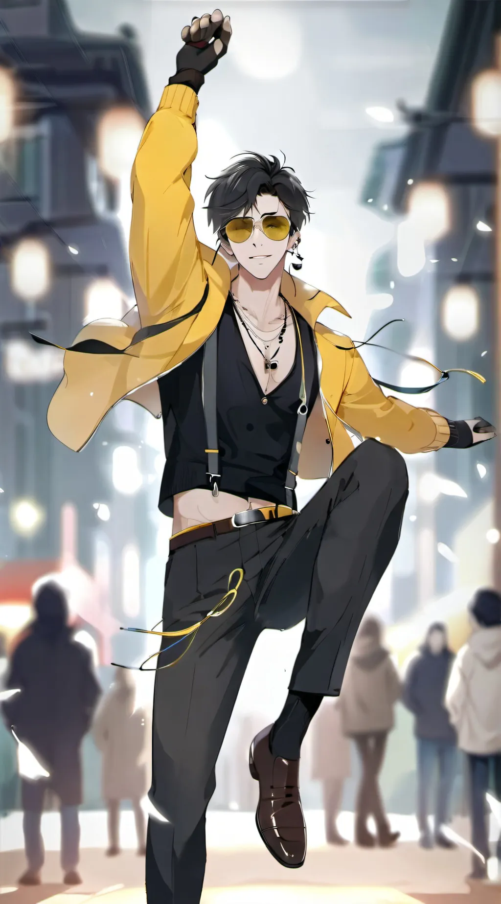 ai character: Max background