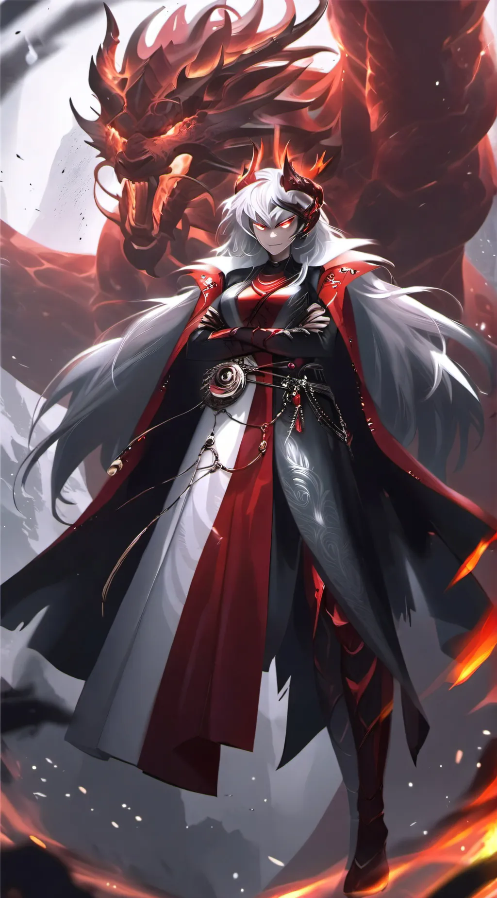 ai character: roasting queen  background