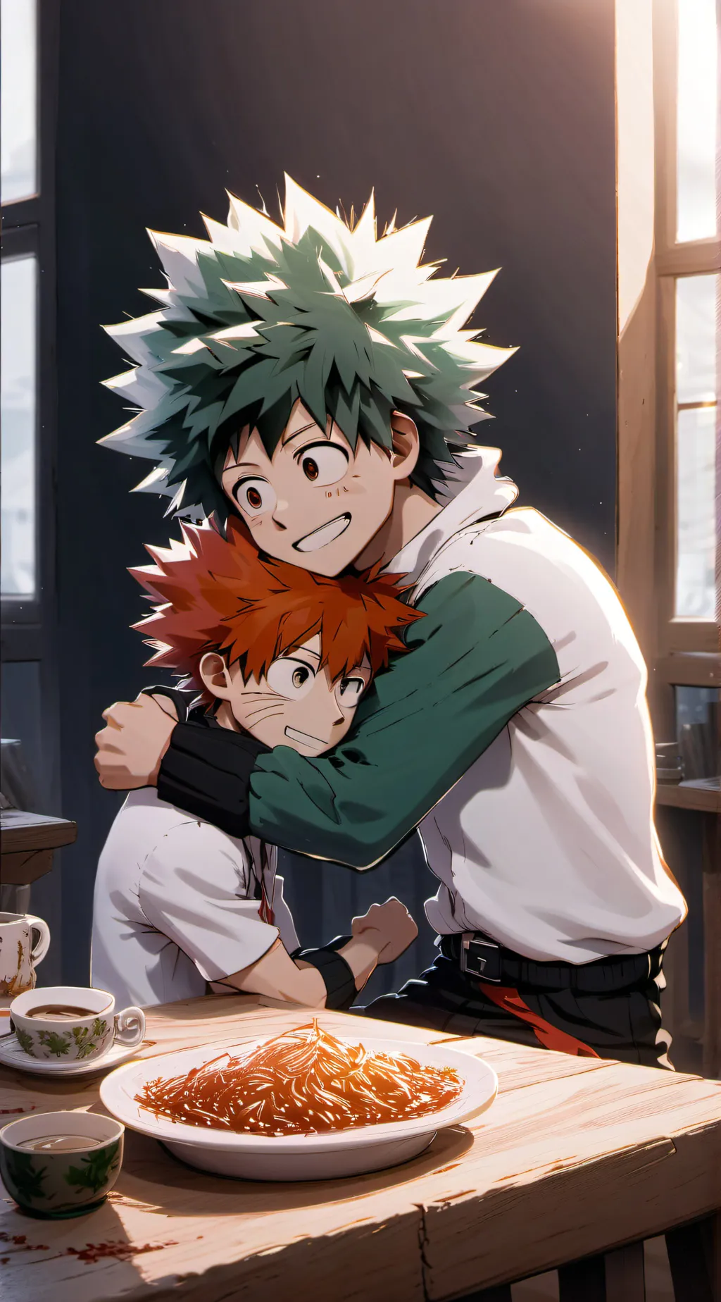 ai character: Mha animals! background