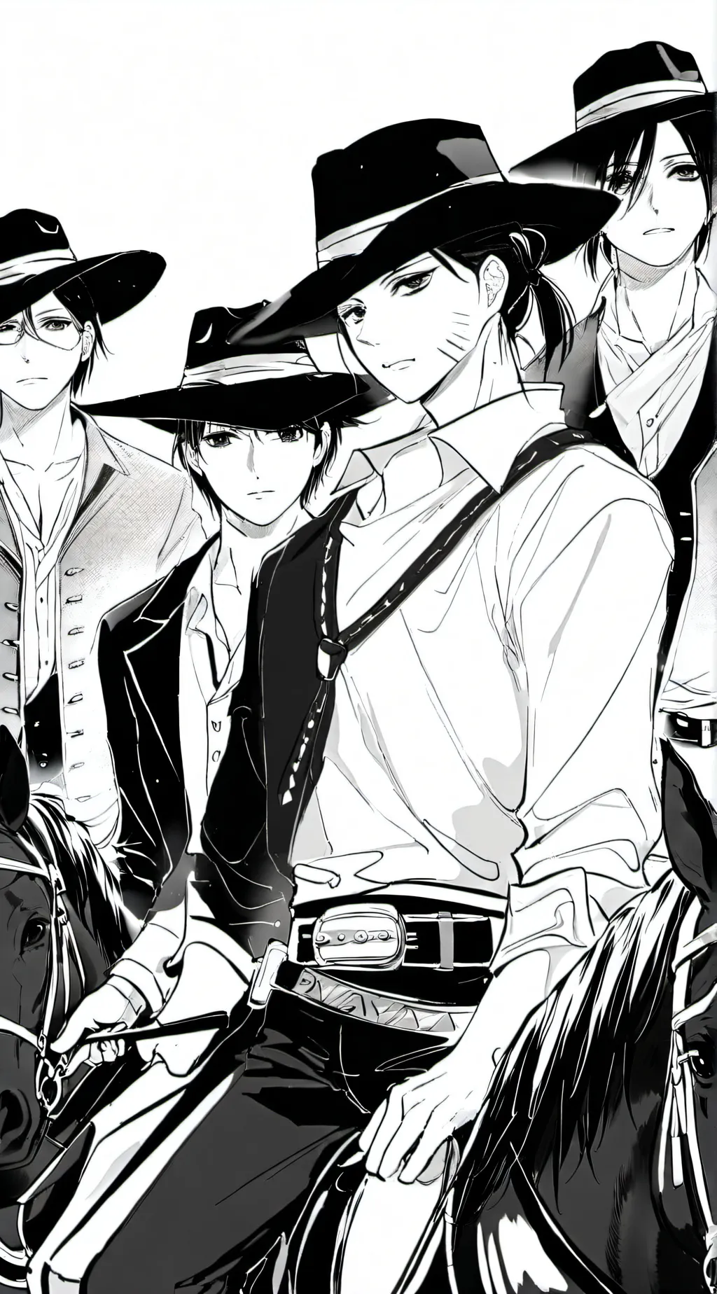 ai character: Van der linde gang background