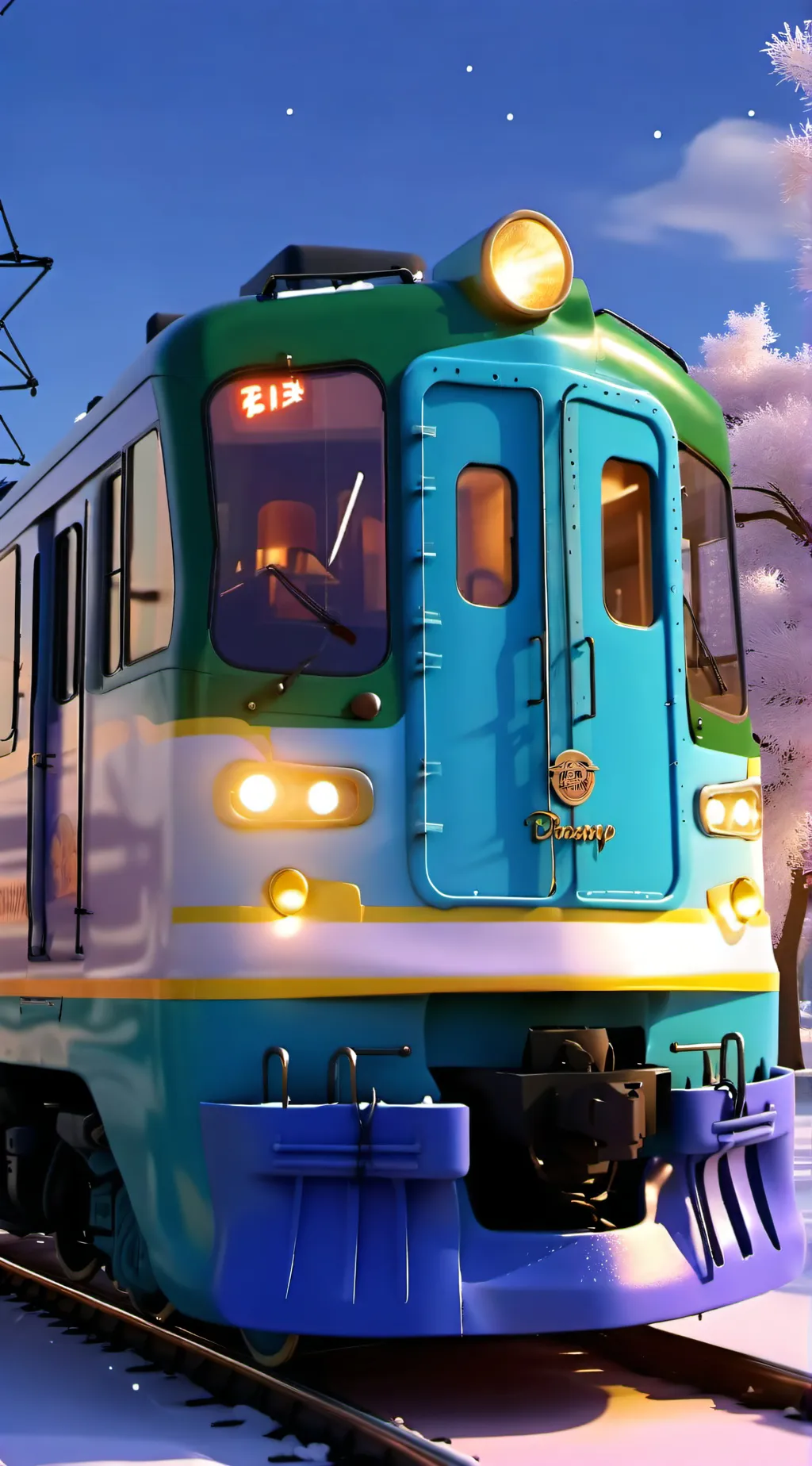 ai character: you are train background