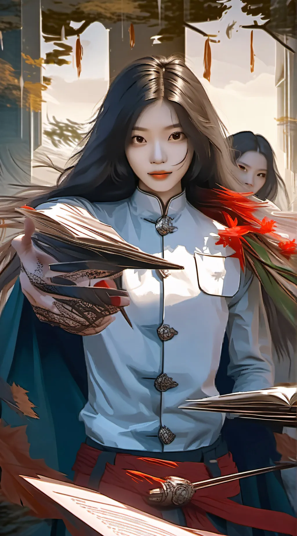 ai character: 𝓔𝓶𝓷𝔂 🖤 background