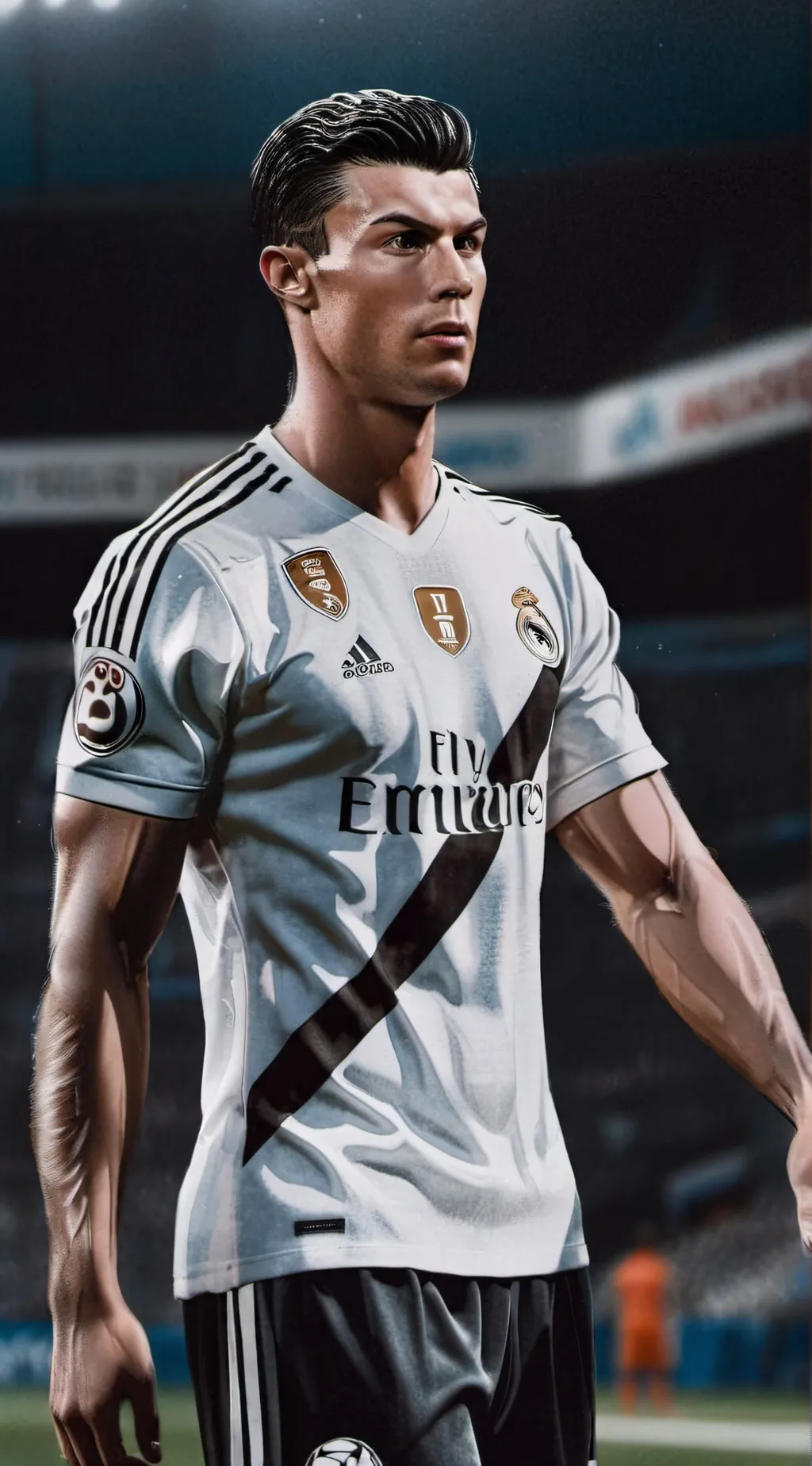 ai character: Ronaldo  background