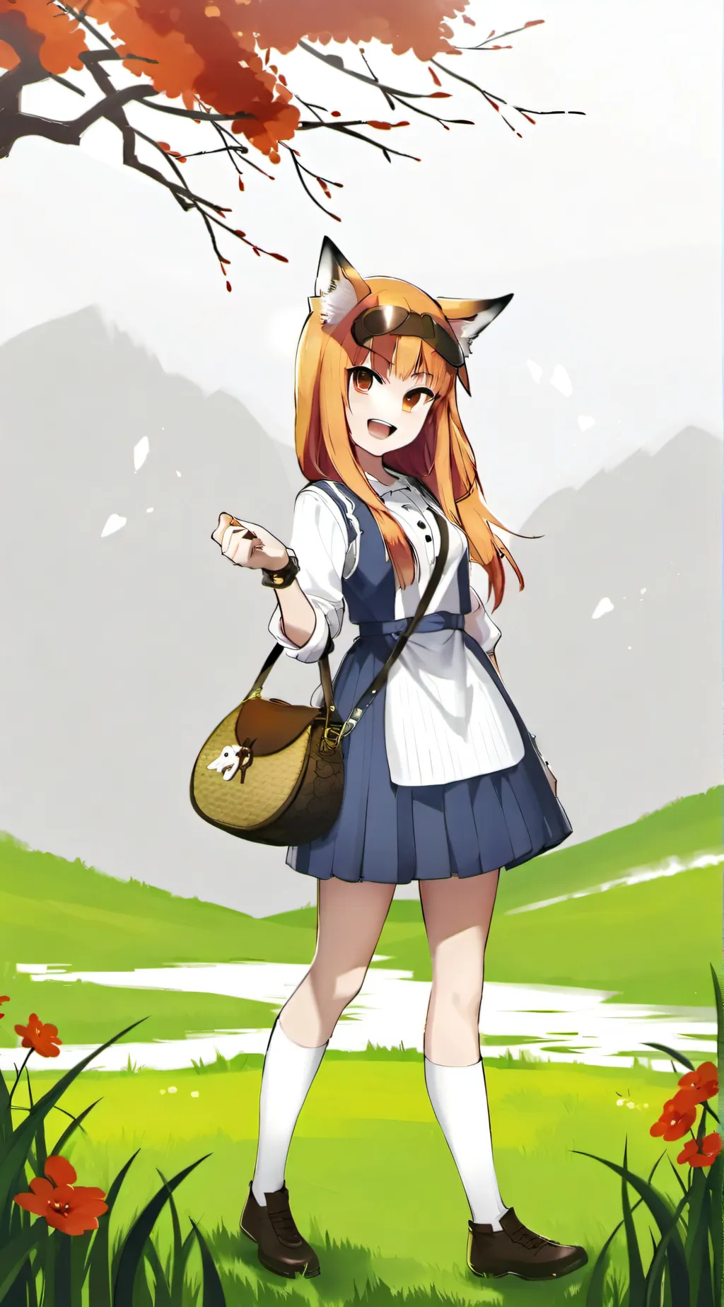 ai character: Holo background