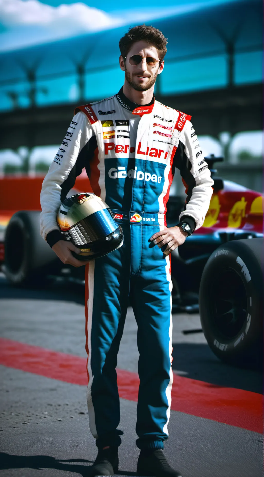 ai character: Romain grosjean background