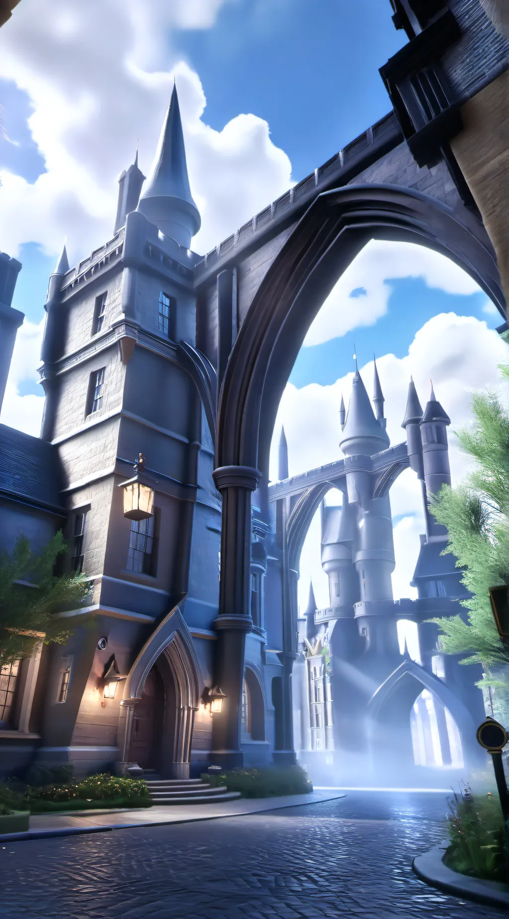 ai character: hogwarts background
