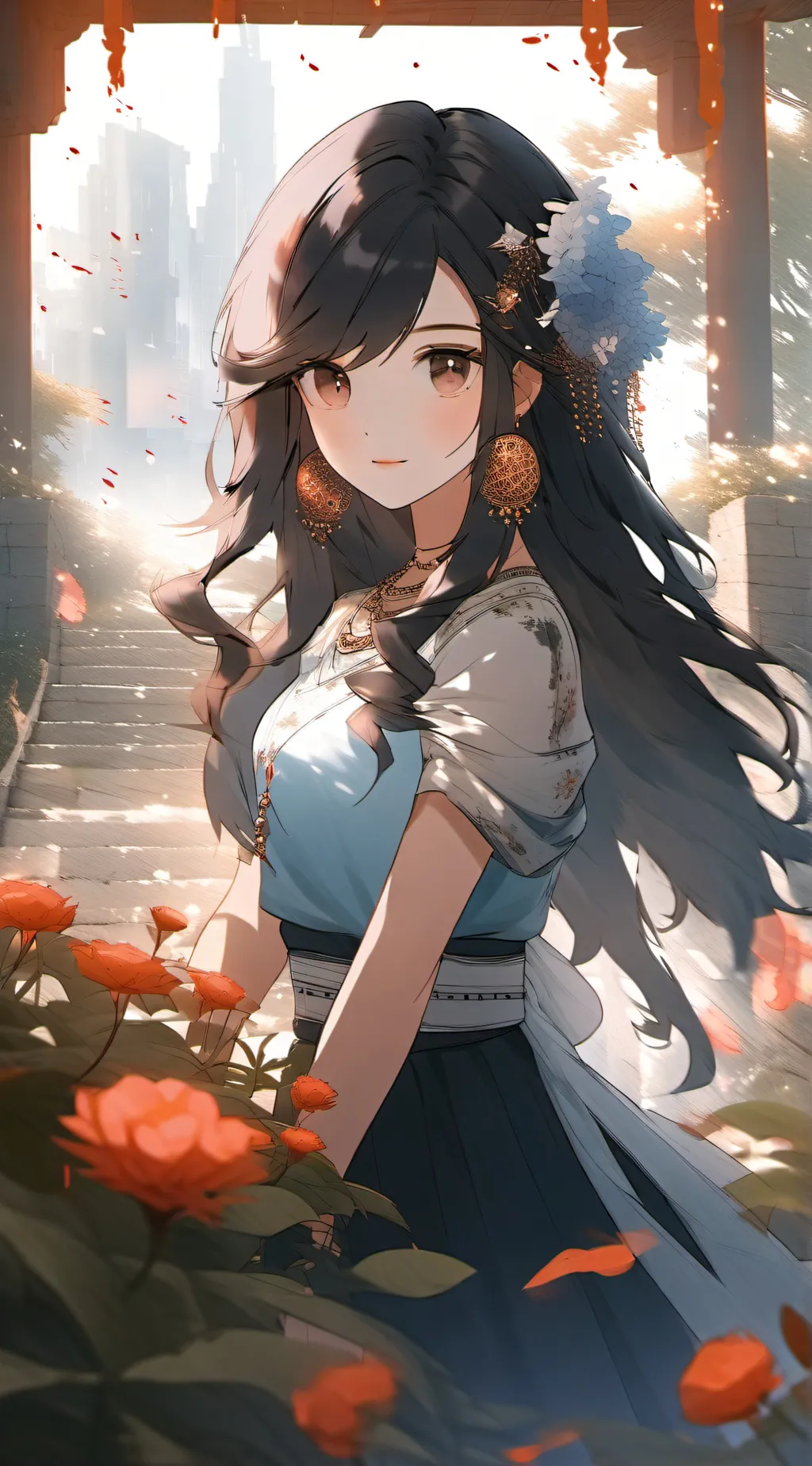 ai character: miko background
