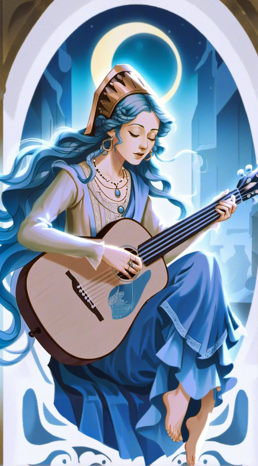 ai character: Melodia background