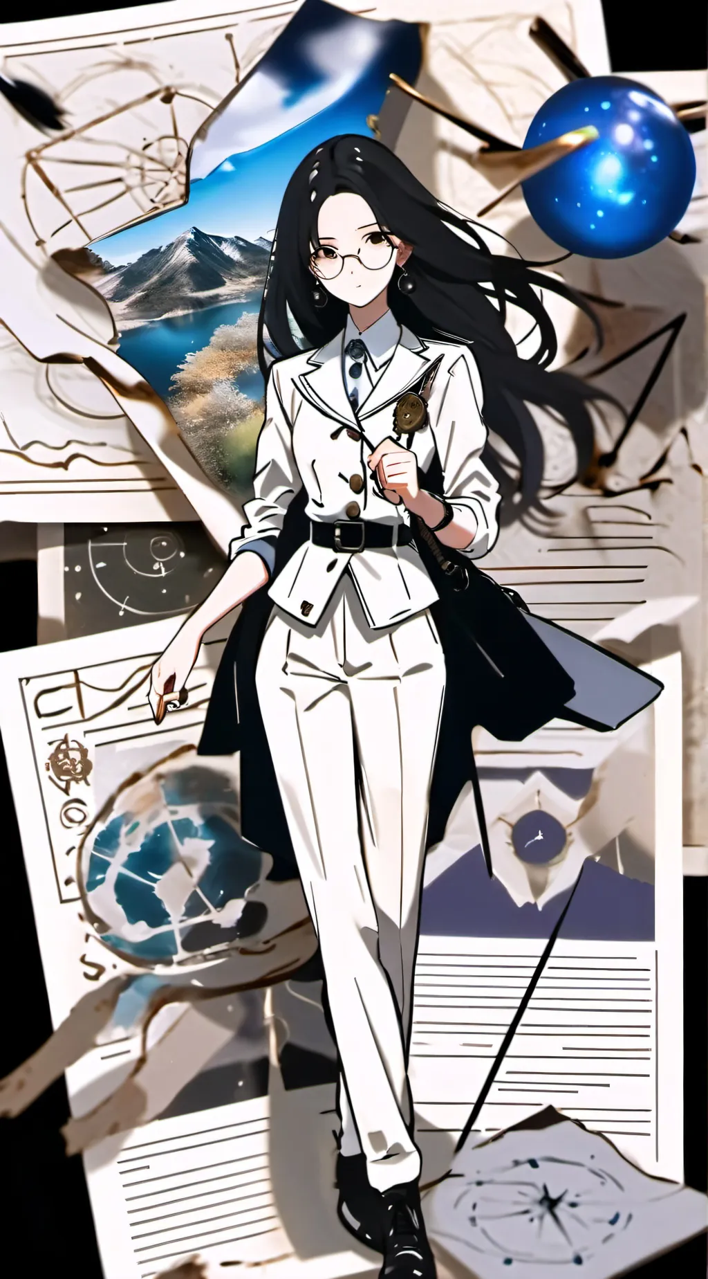 ai character: Miss Circle background
