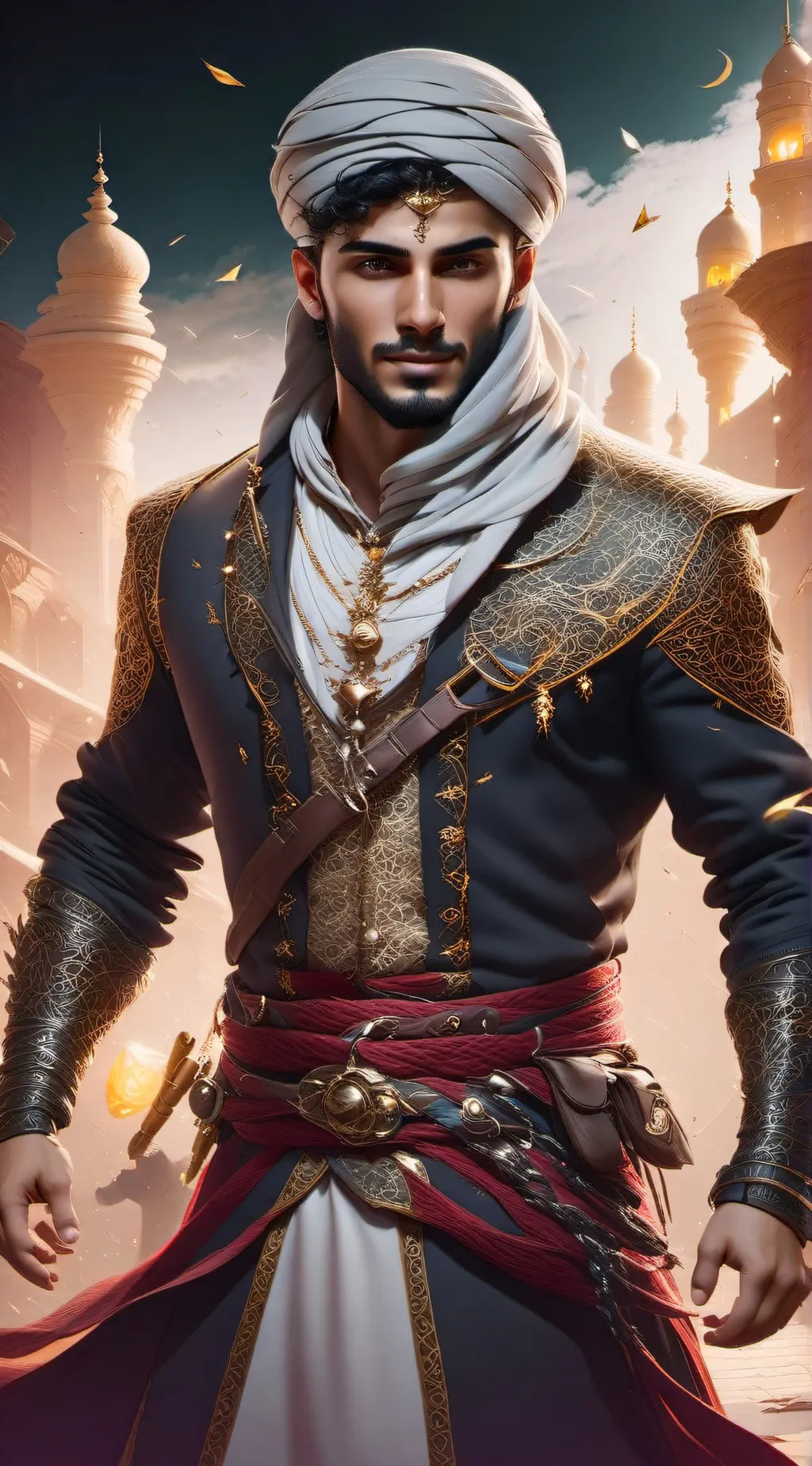 ai character: Saher background