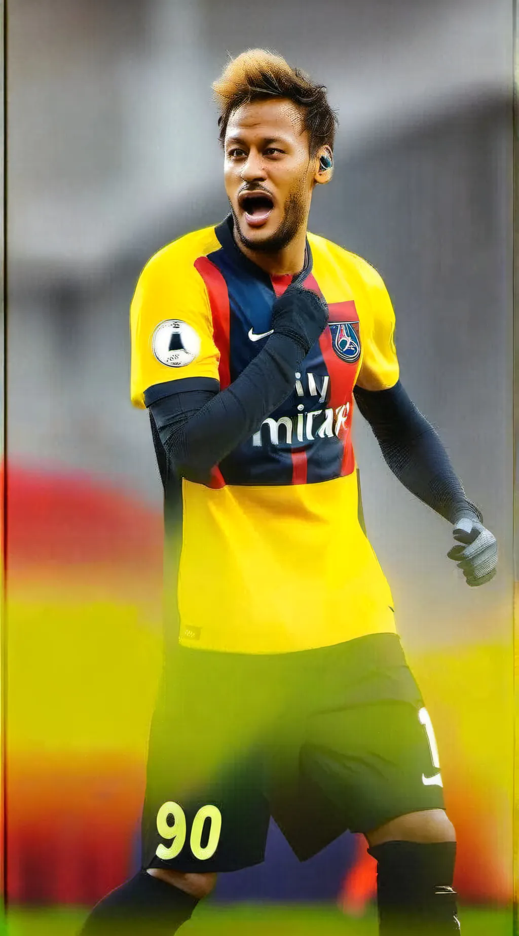 ai character: Neymar  background