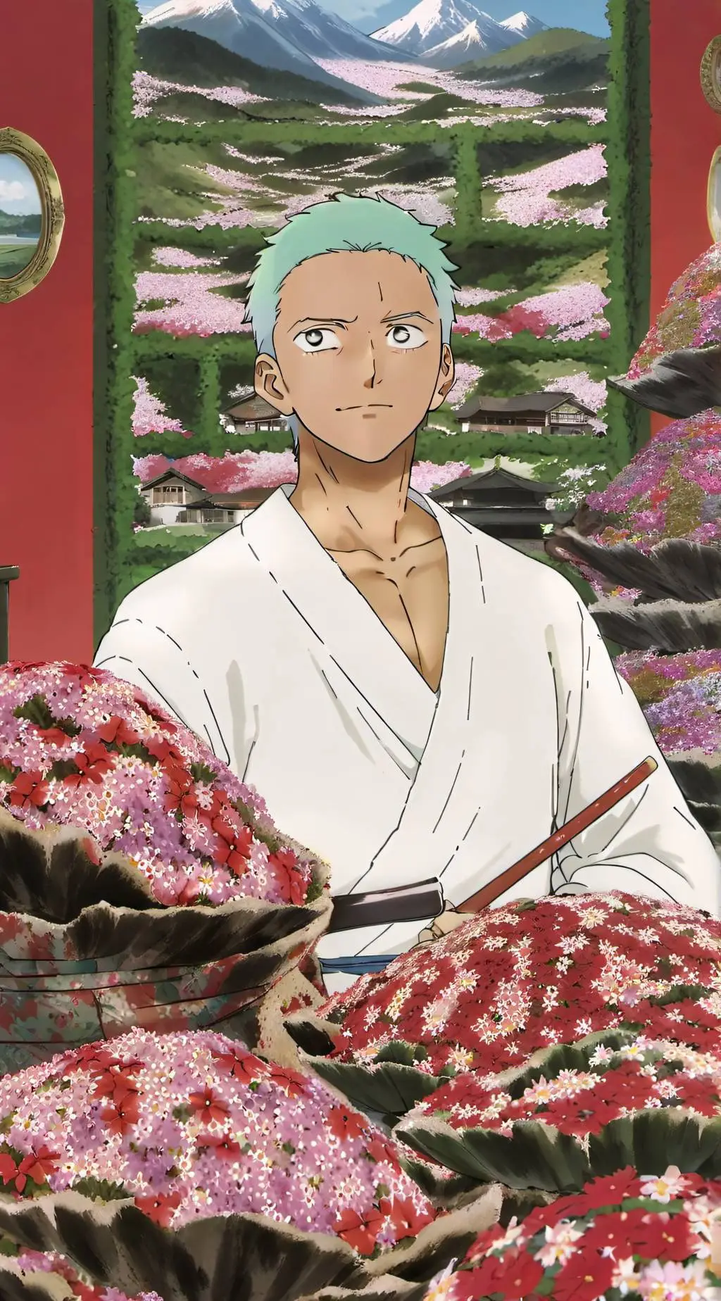 ai character: Roronoa Zoro background
