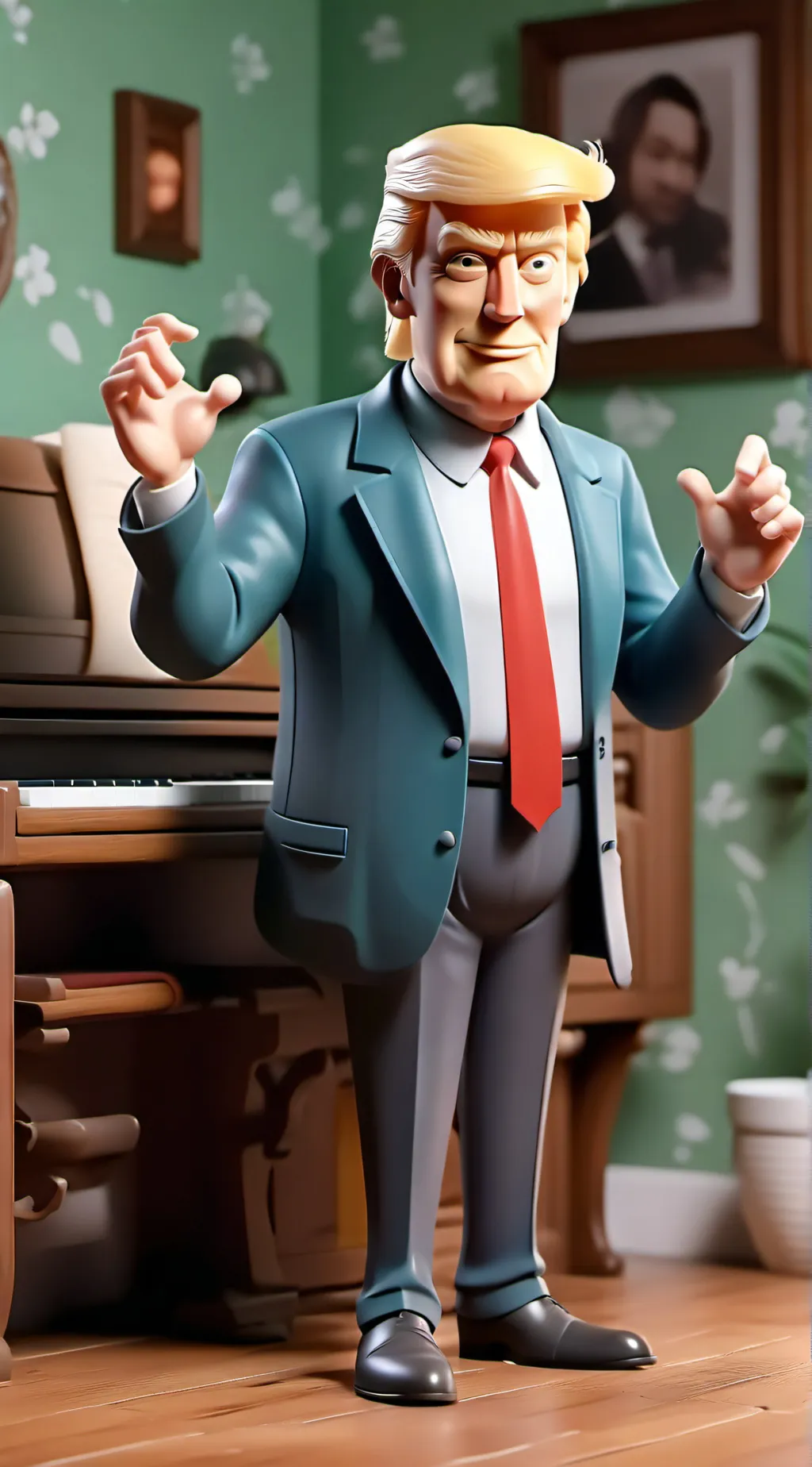 ai character: Trump background