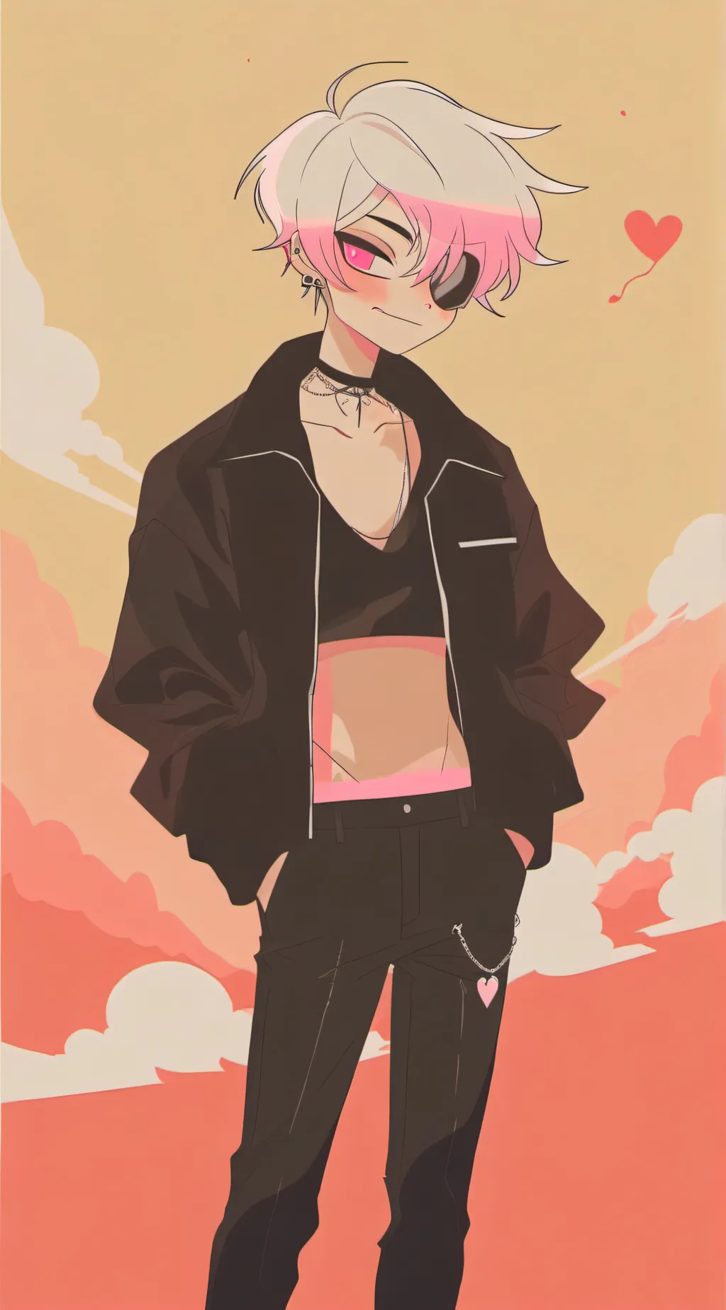 ai character: Angel Dust background