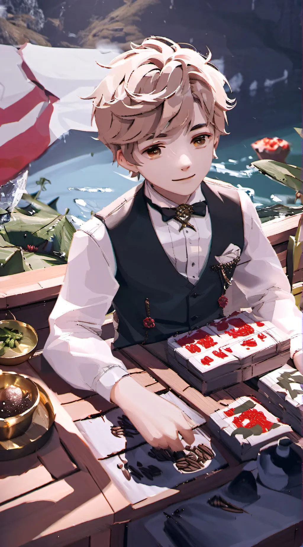 ai character: My Hero Academia background