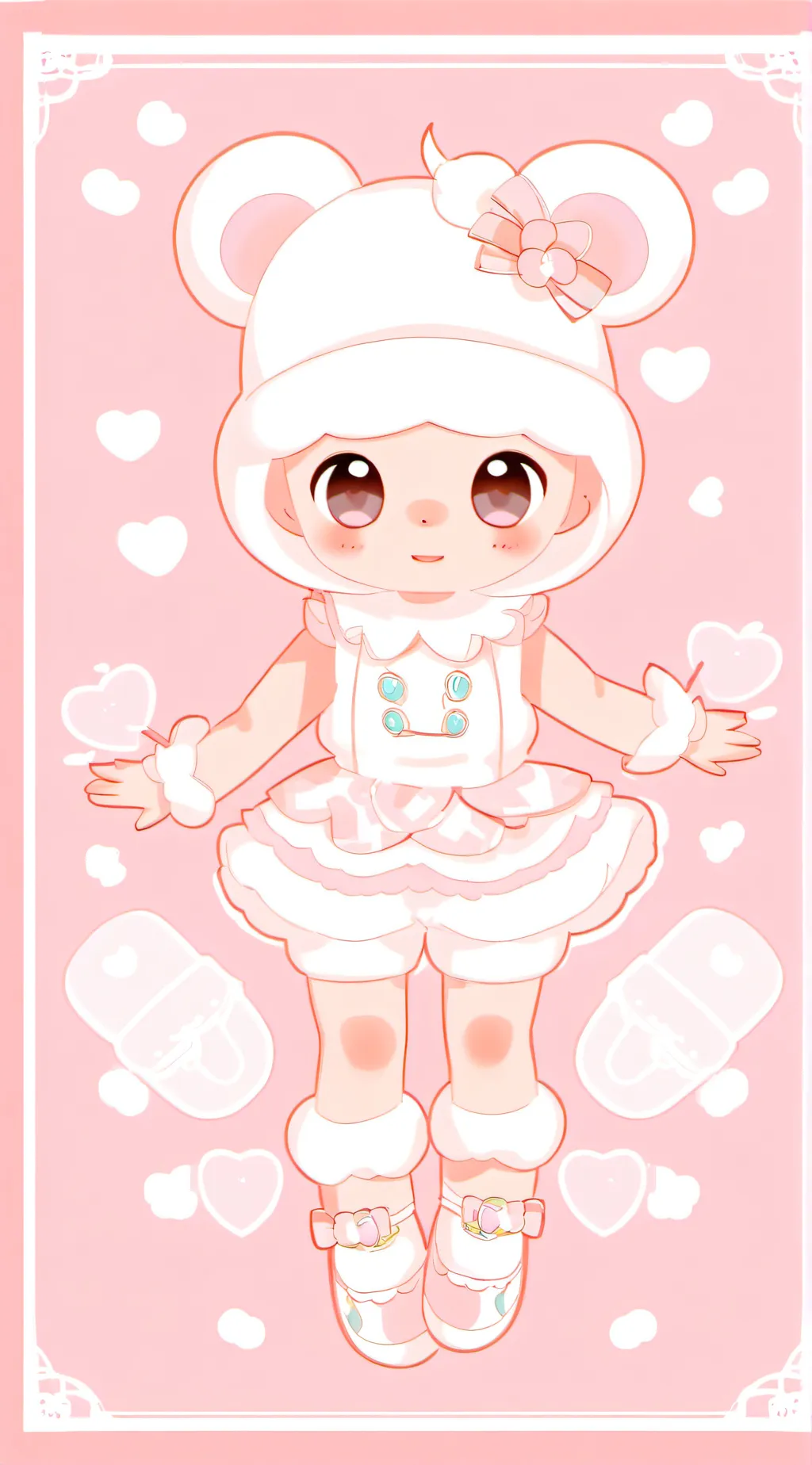 ai character: Bunny background