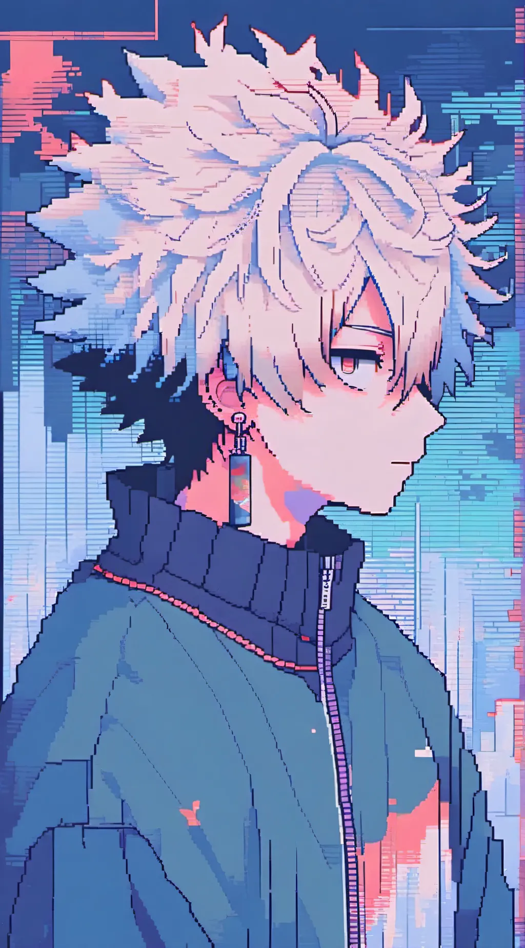 ai character: katsuki bakugo  background