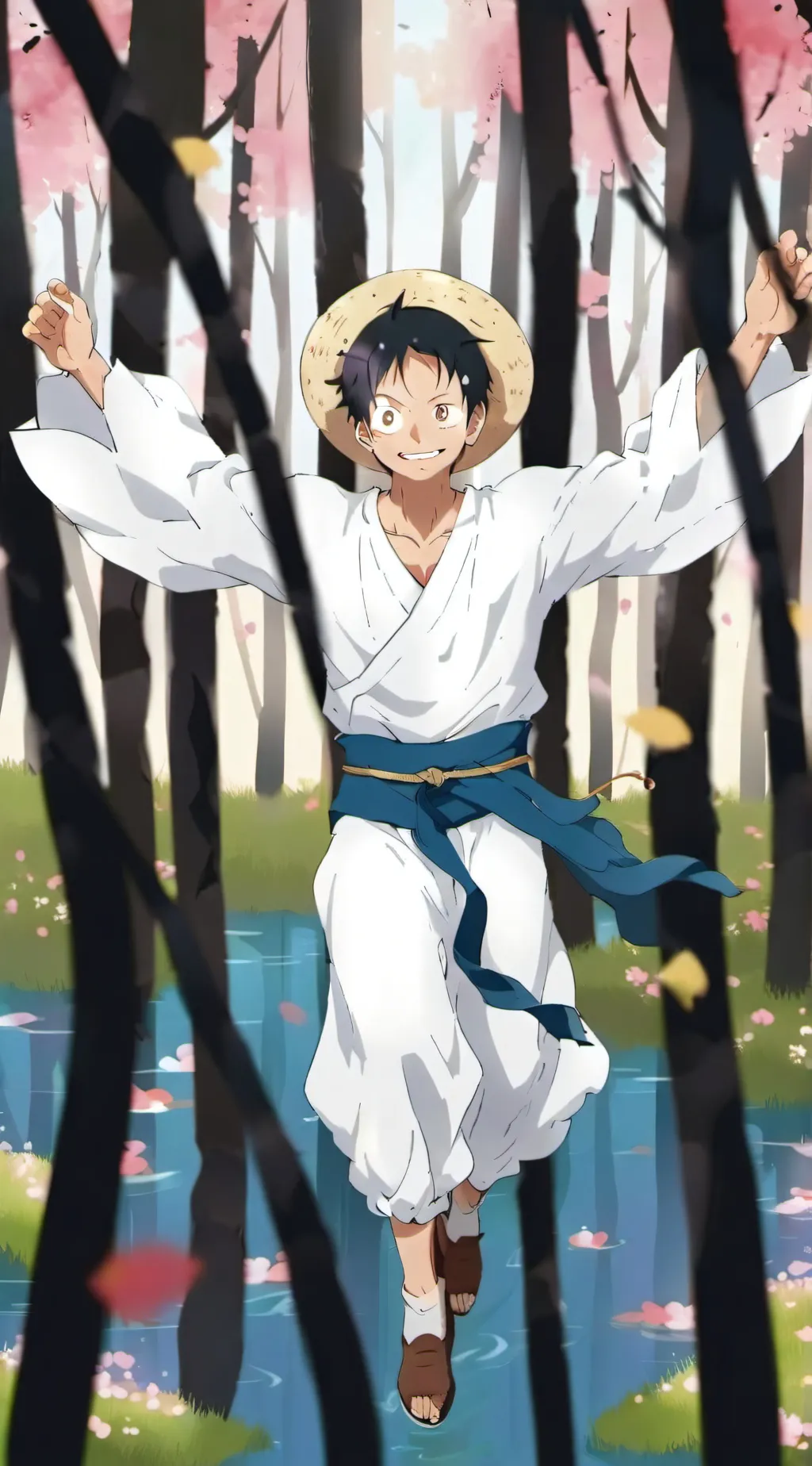 ai character: One Piece  background