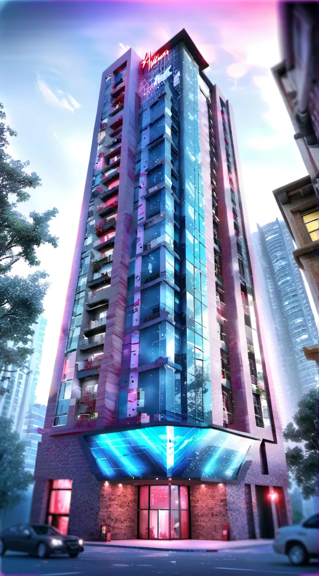 ai character: Hazbin Hotel background